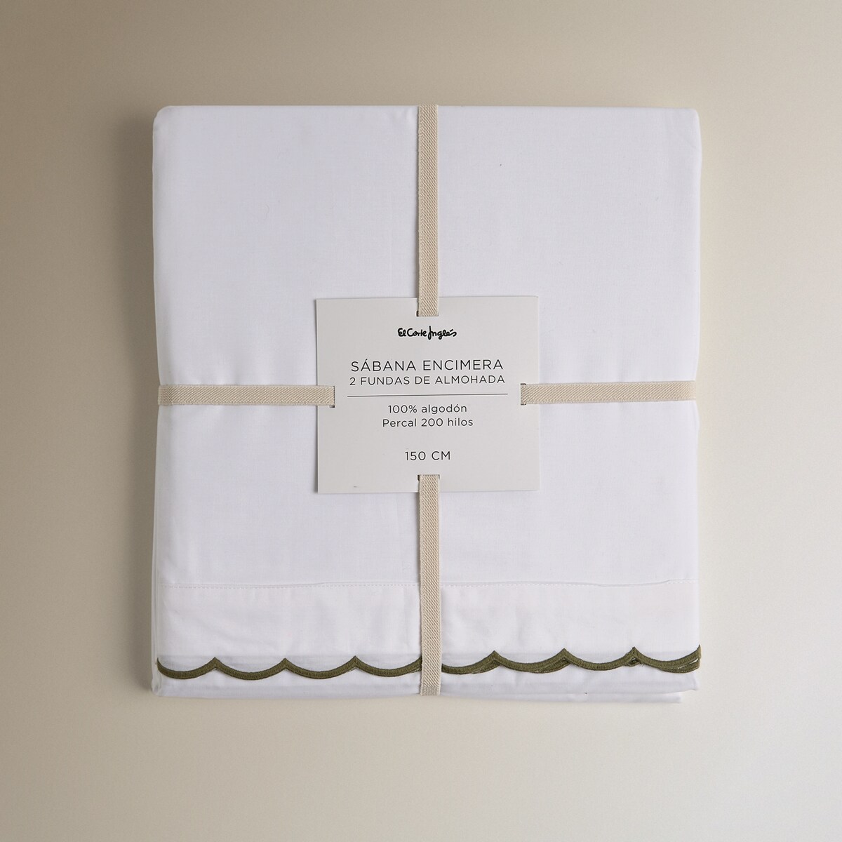 Conjunto de Lençóis de Algodão Ona Verde-5