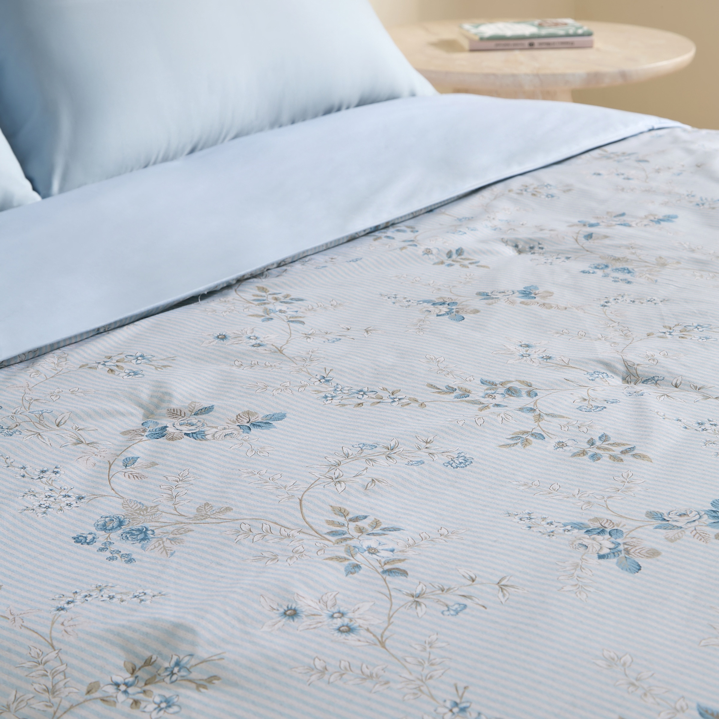 Edredón algodón Village Azul-2