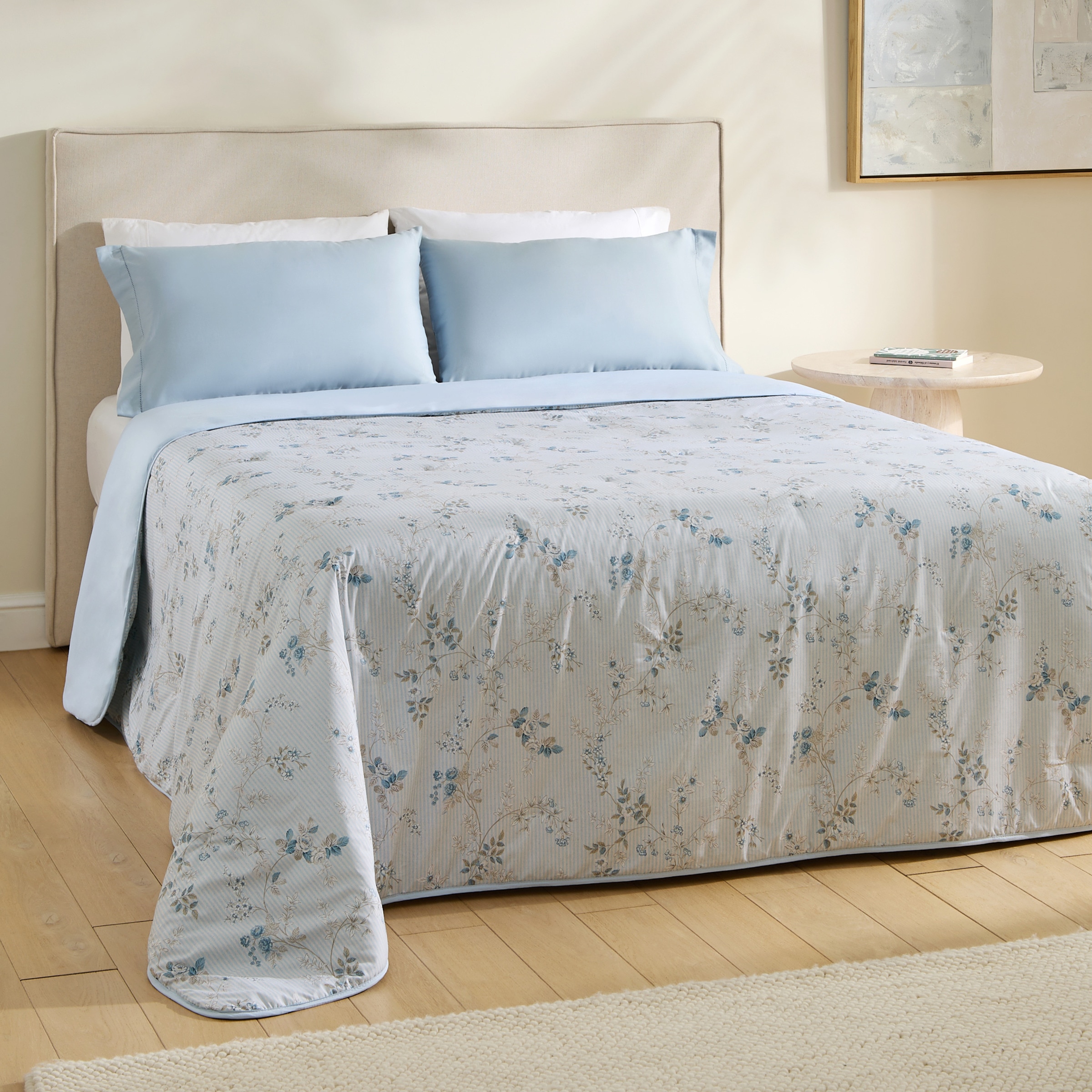 Edredón algodón Village Azul-1