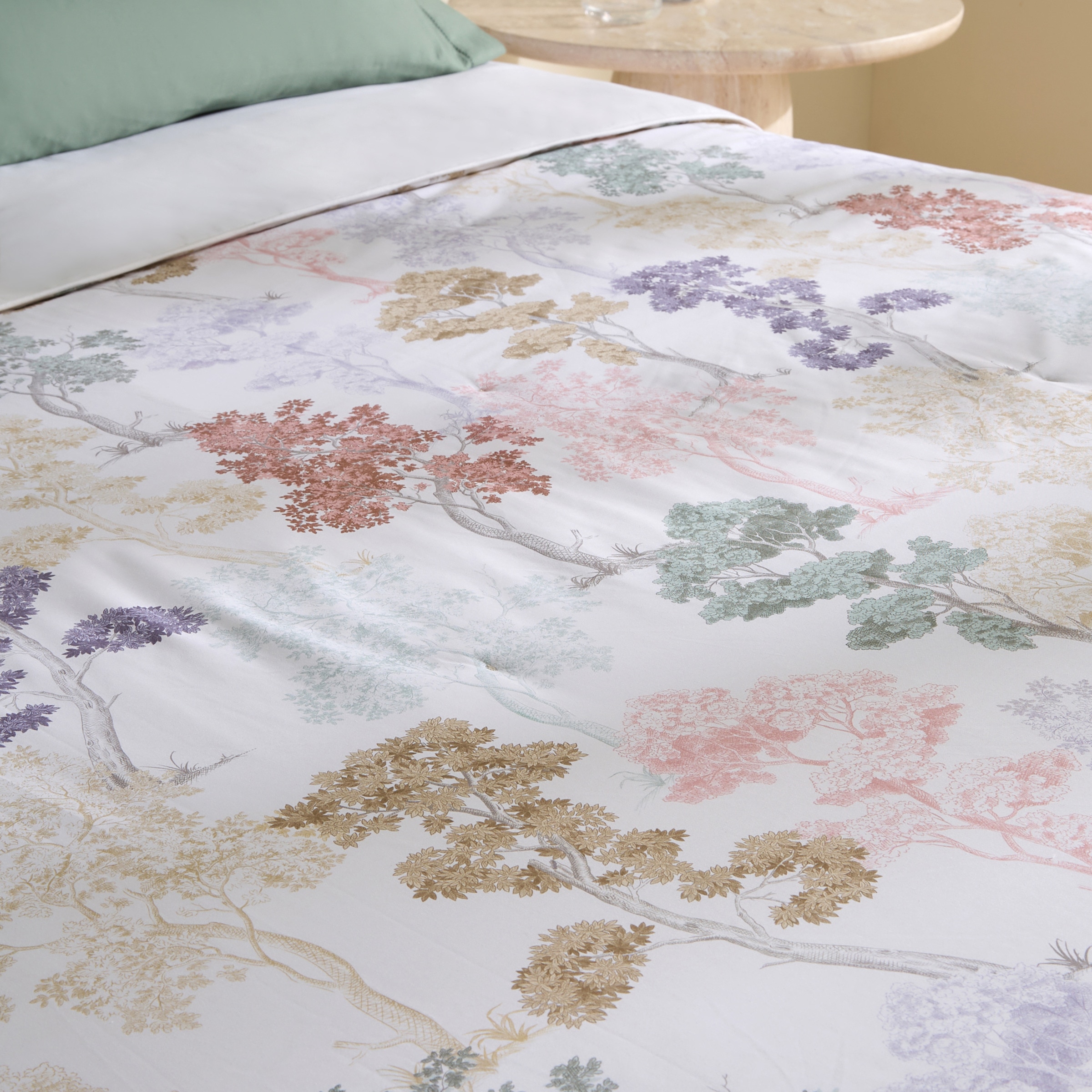 Edredón algodón Persey Verde-2