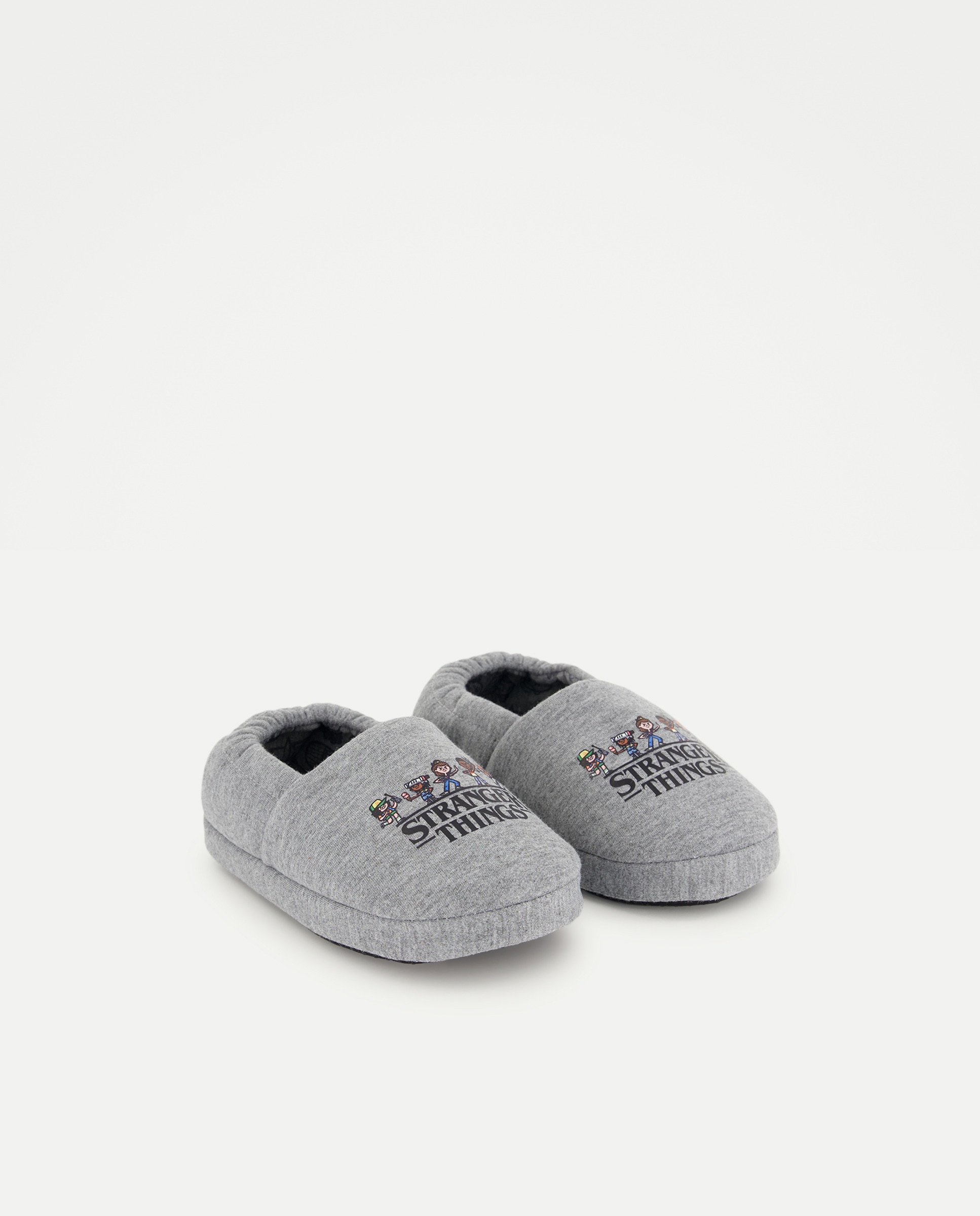 Pantufas Stranger Things Cotton Juice Cinzento-2