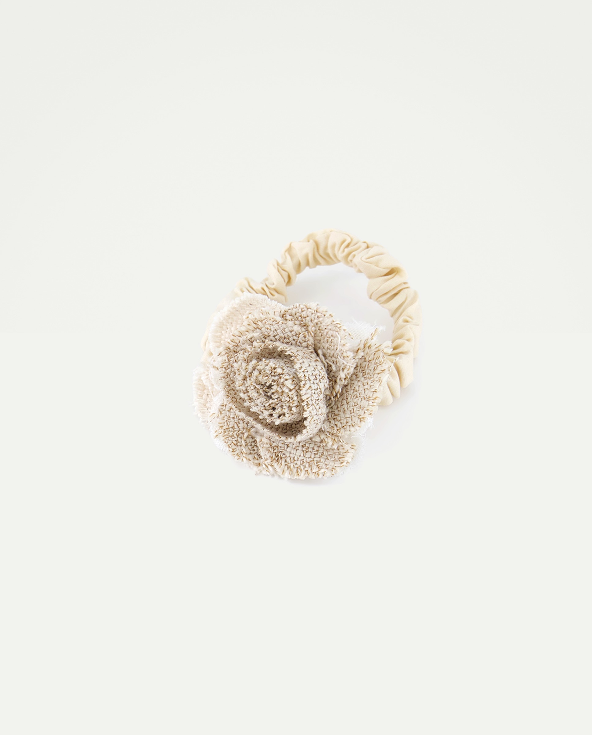 Elástico com Flor 310 Amarelo Claro-1