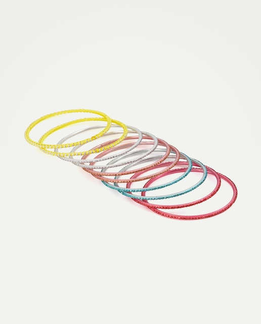 Imagem 0 de Conjunto de Pulseiras Bangle às Cores