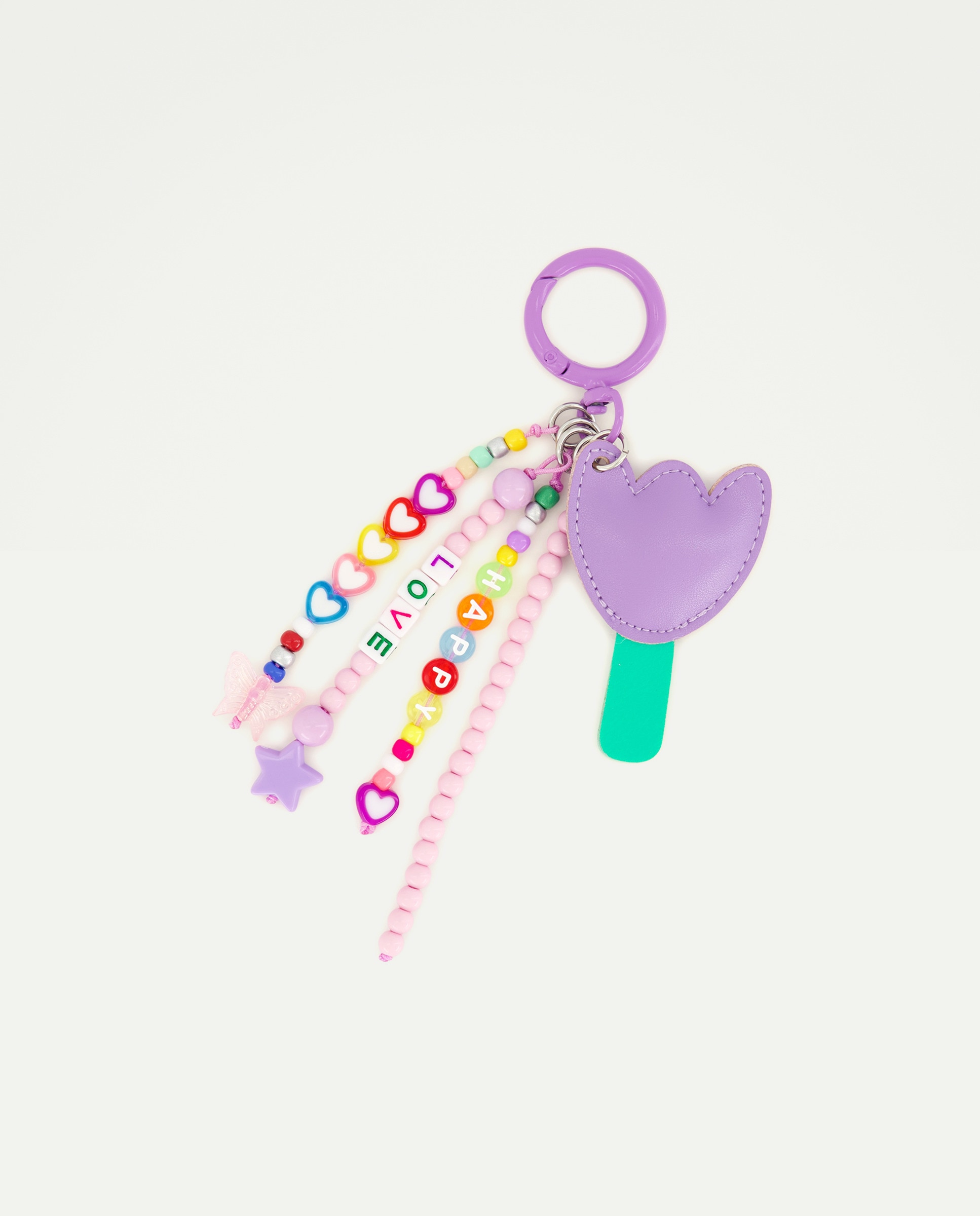 Porta-Chaves com Fantasia Floral Multicolor-1