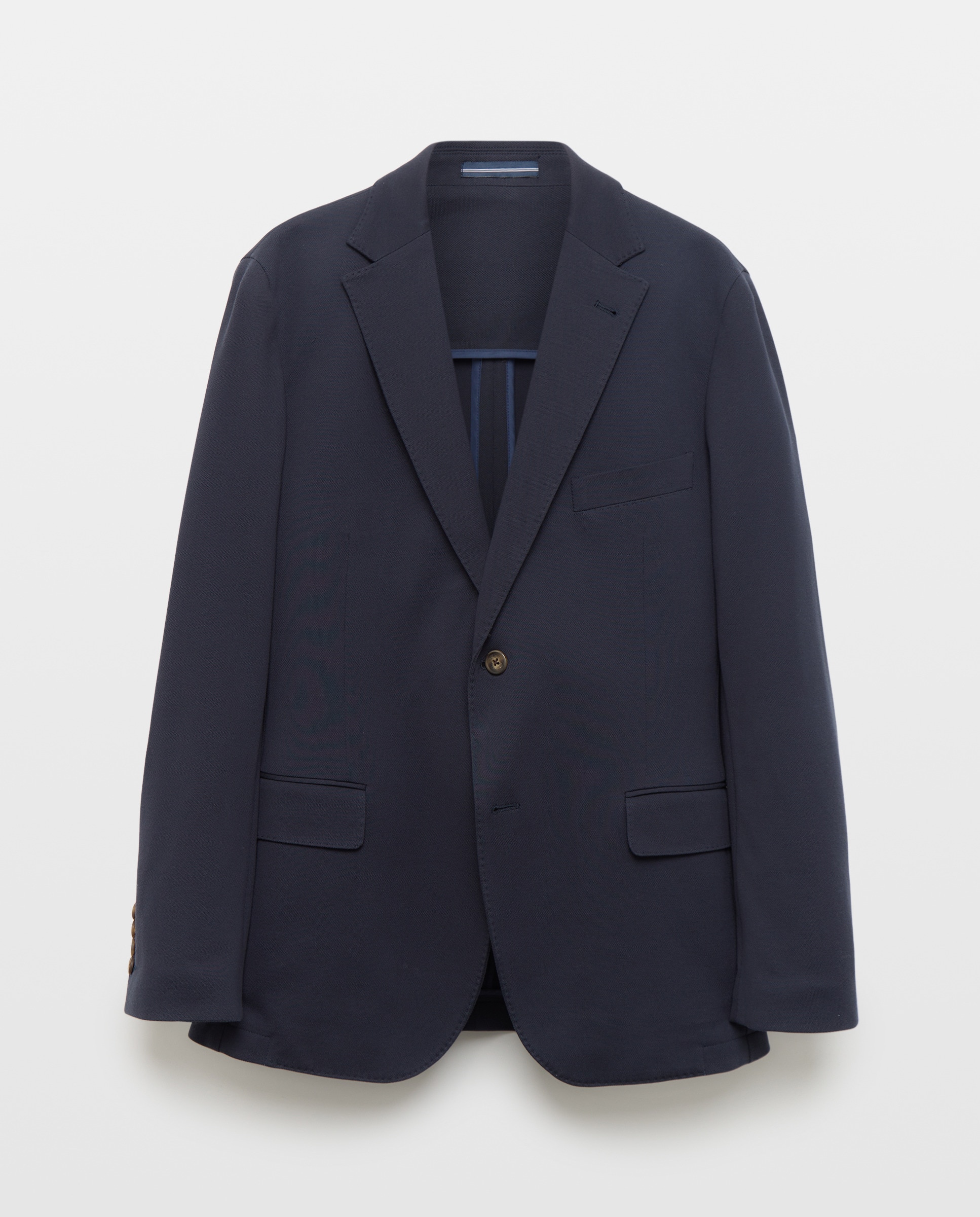 Casaco de Malha Azul-escuro-5