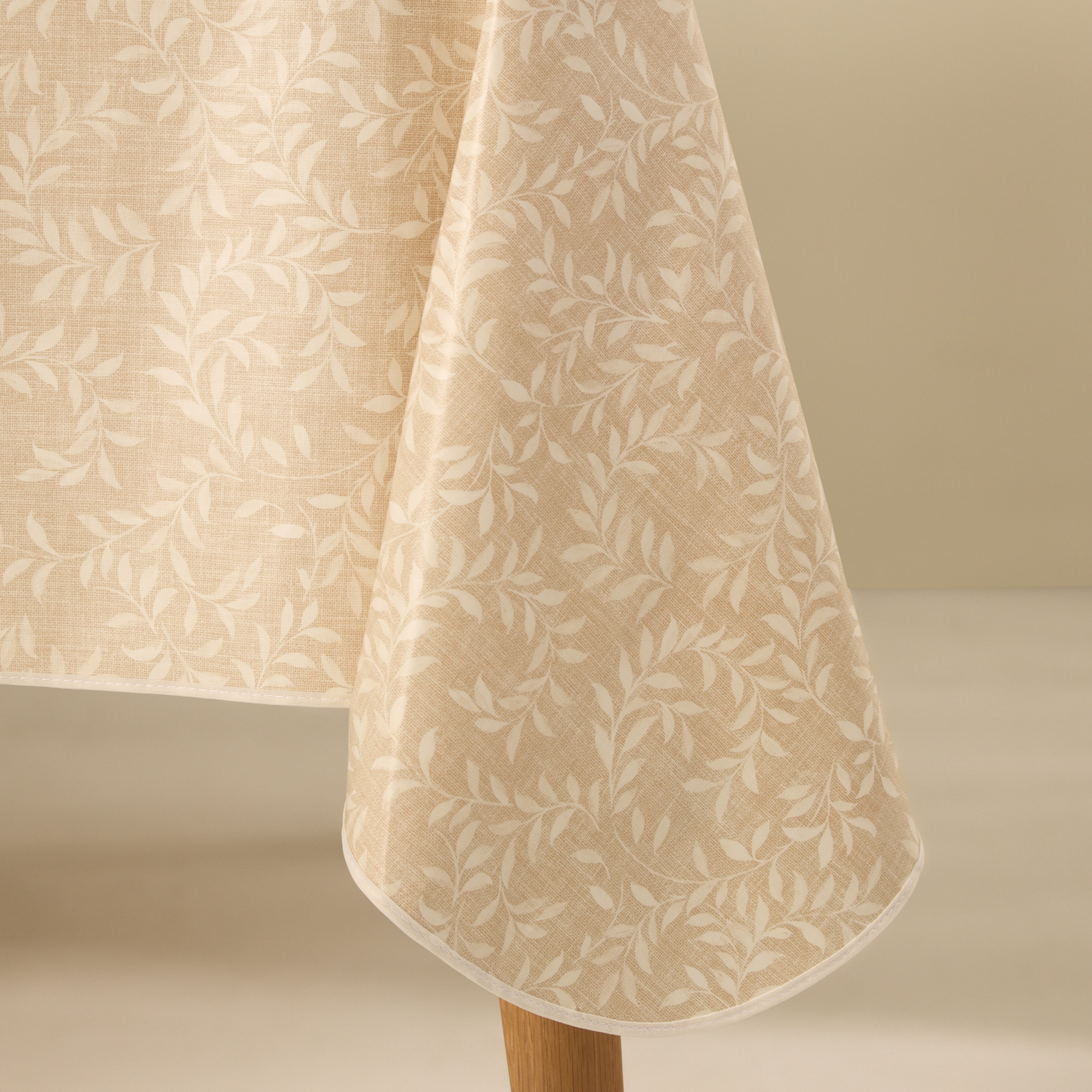 Mantel antimanchas PVC Hera Basics El Corte Inglés Beige-4
