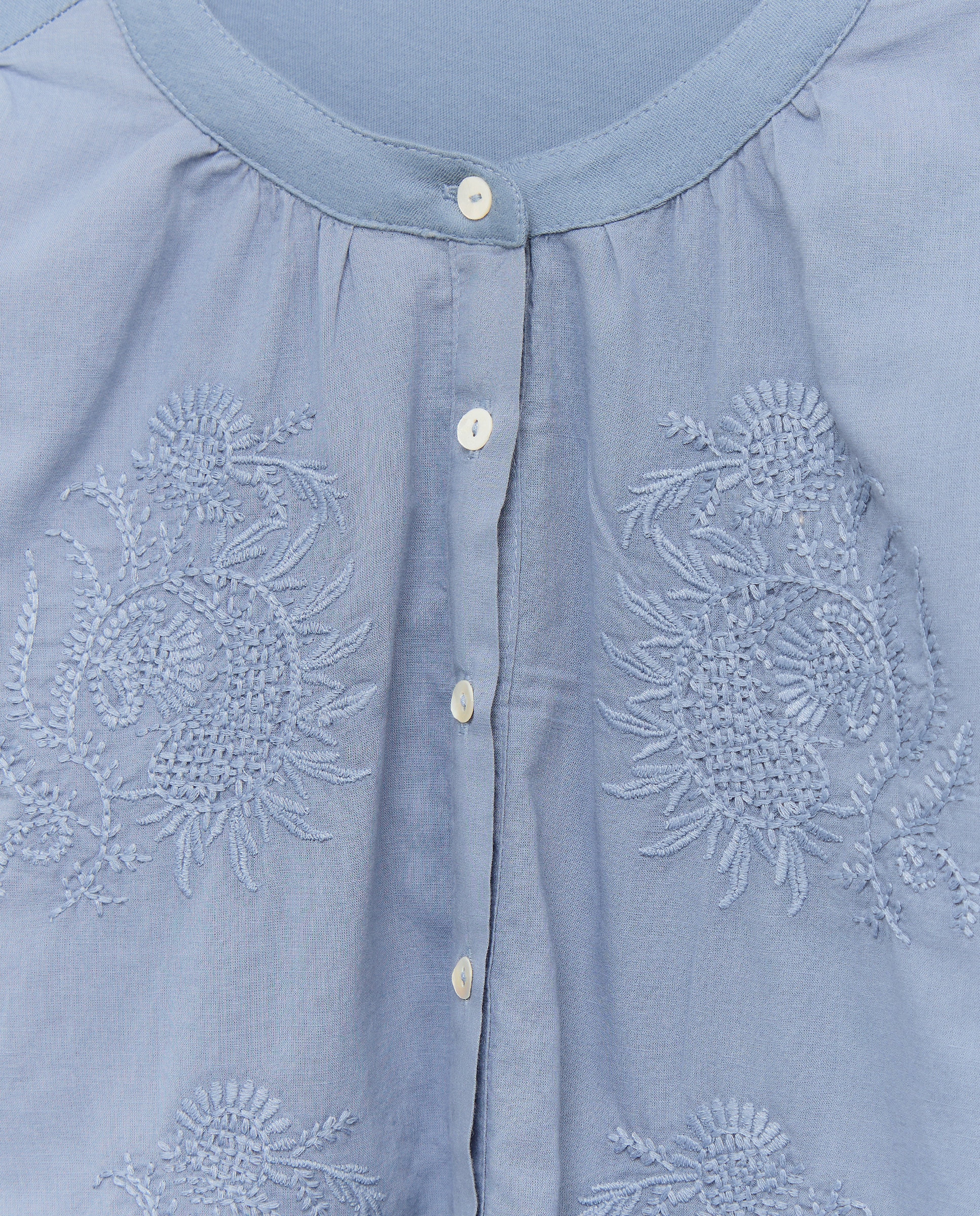 Blusa com Bordados All Over 471 Índigo-5