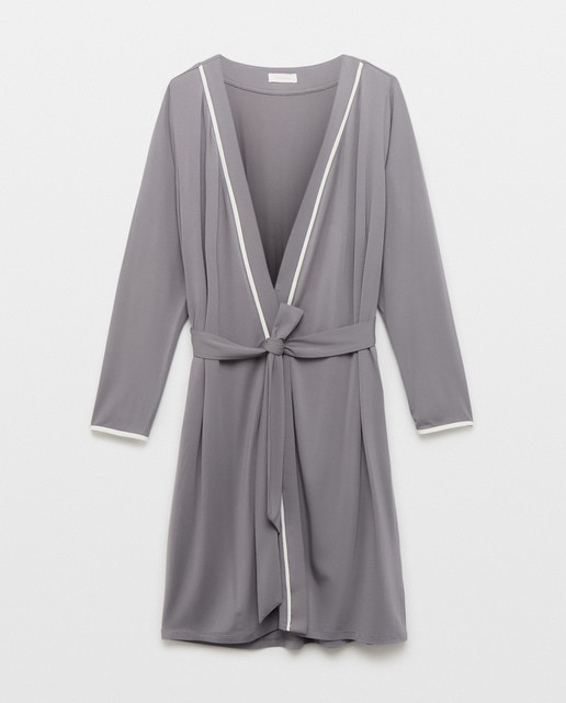 Imagem 0 de Robe Liso Cruzado