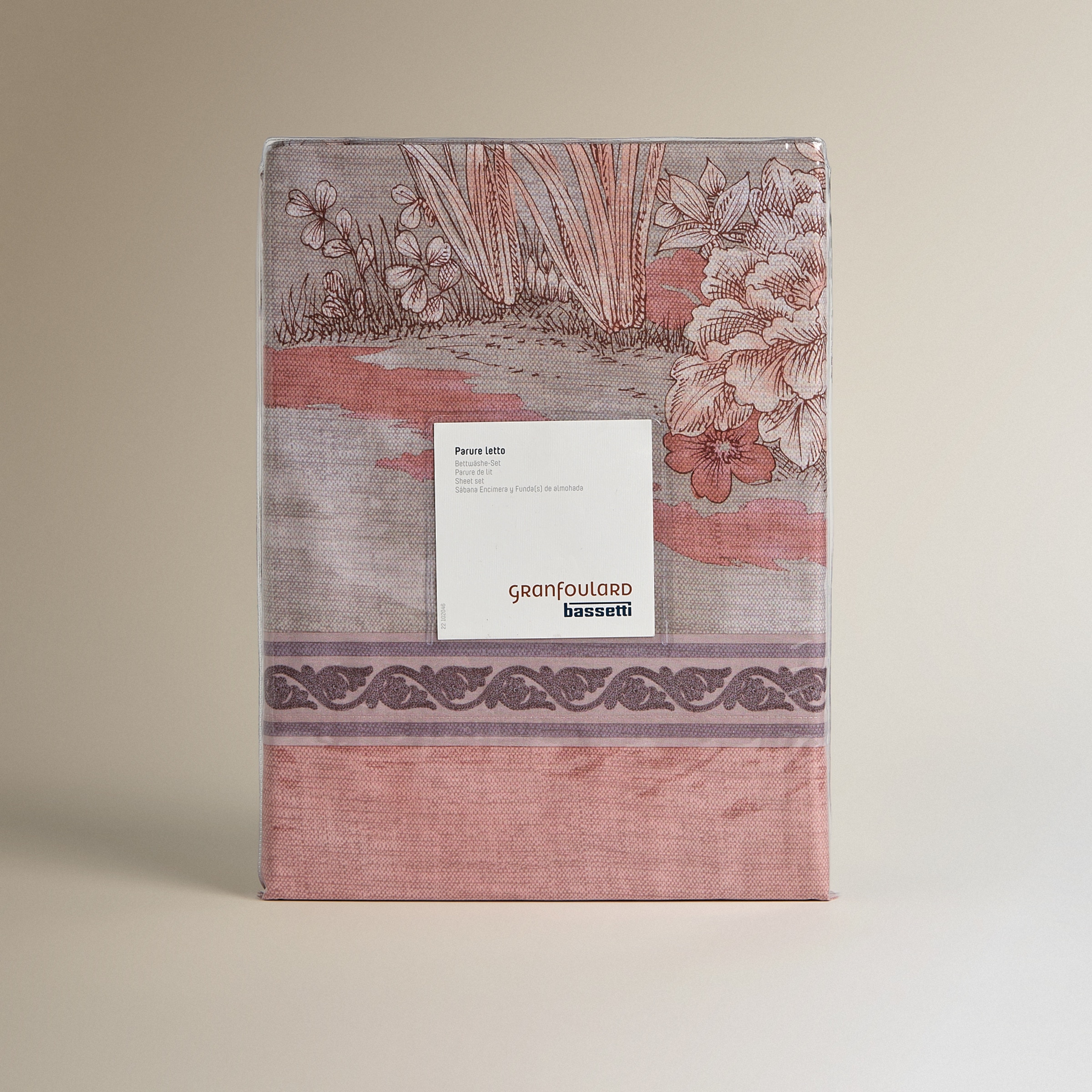 Juego de sábanas algodón Acquaforte Bassetti Terracota-4