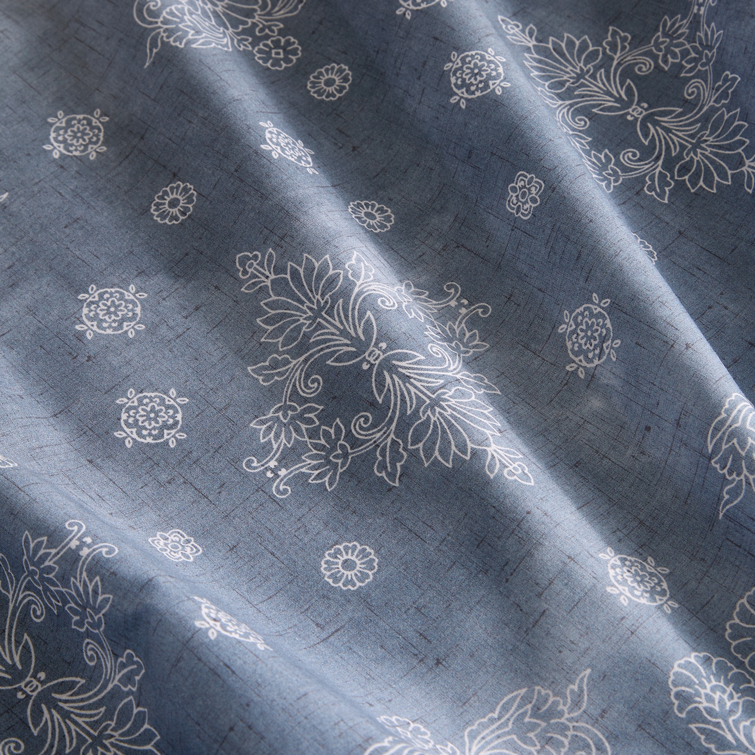 Conjunto de Lençóis de Algodão Kerala Cinzento-3