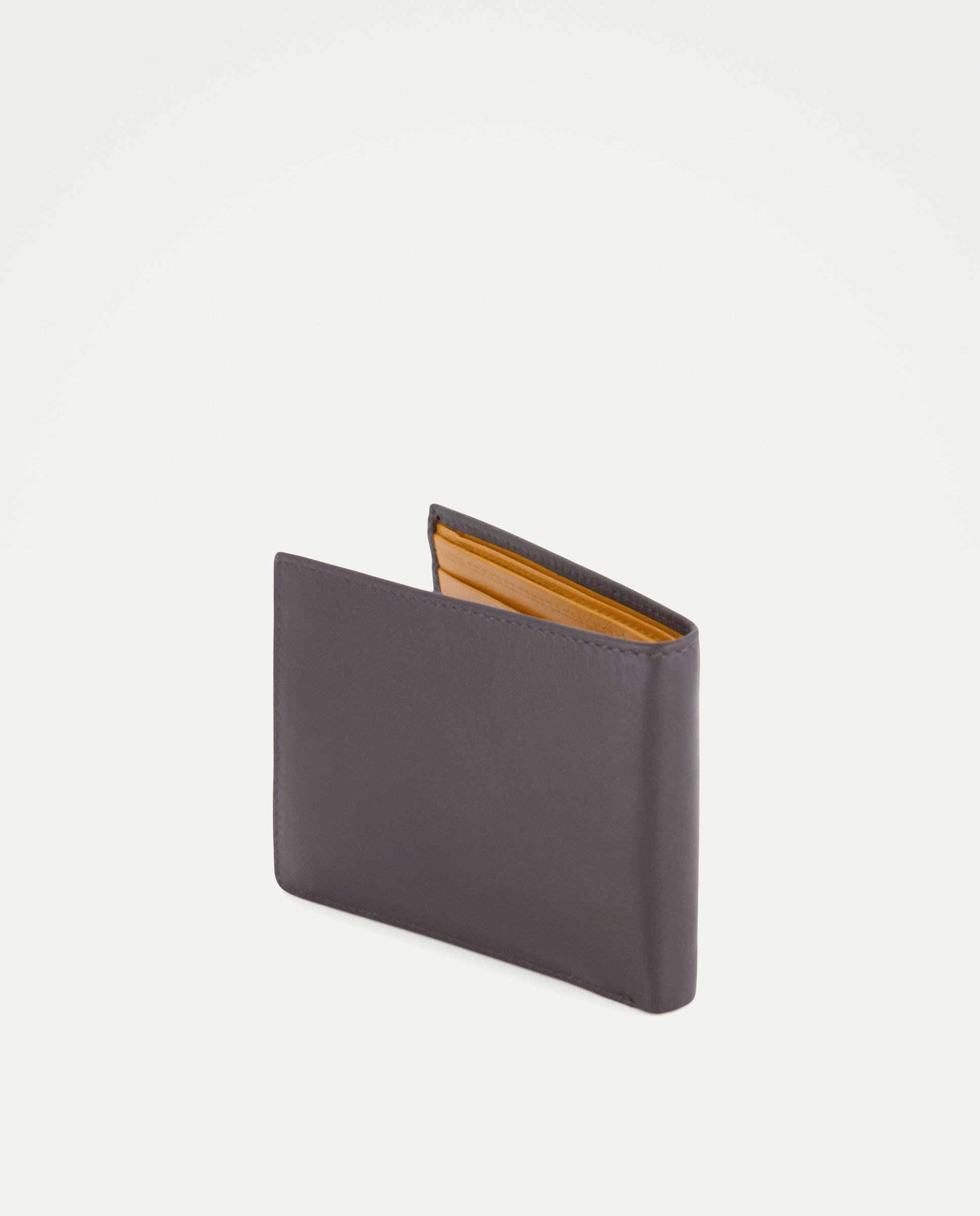 Carteira de Napa Bicolor Castanho-2