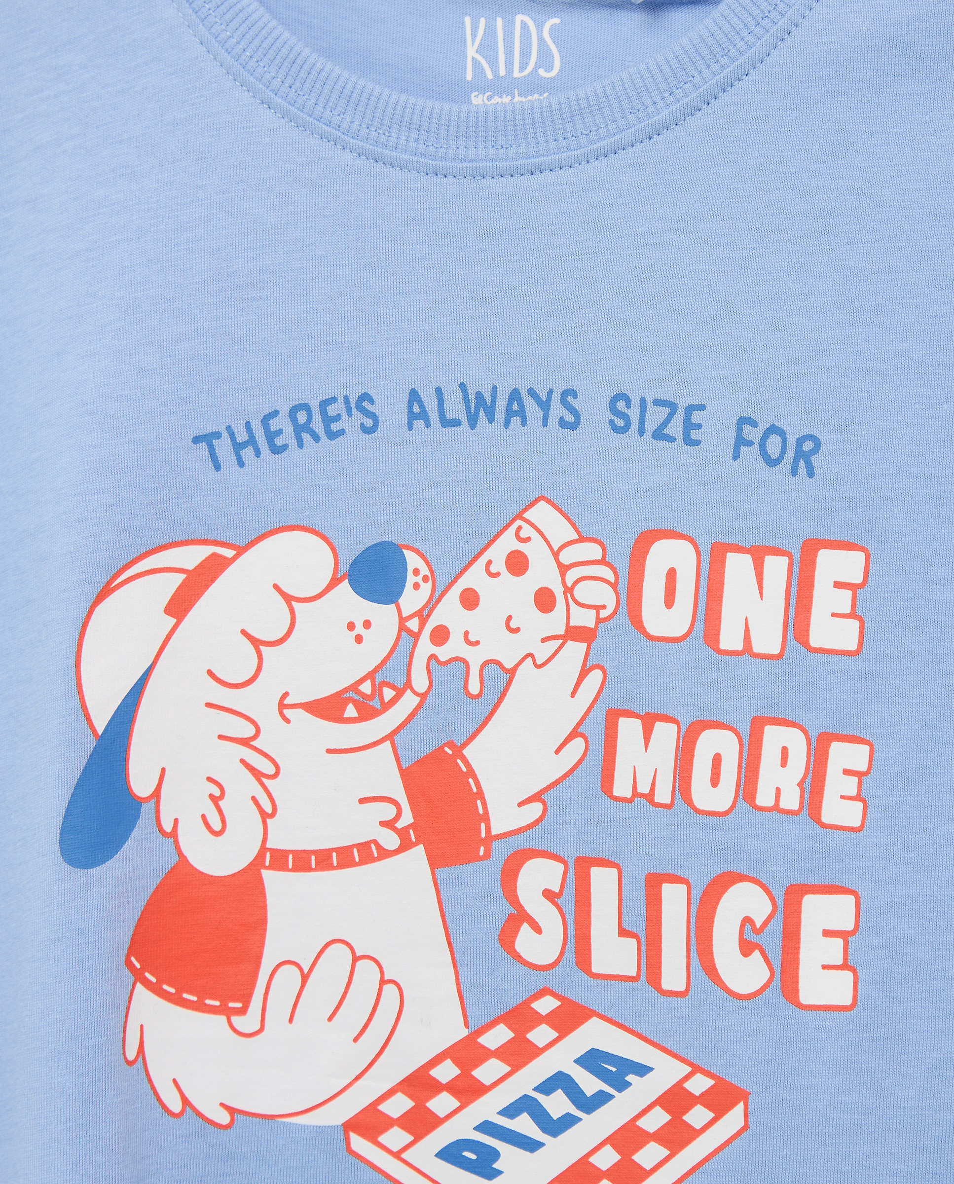 T-shirt de Manga Curta Básica com Fantasia Kids El Corte Inglés Azul-marinho-5