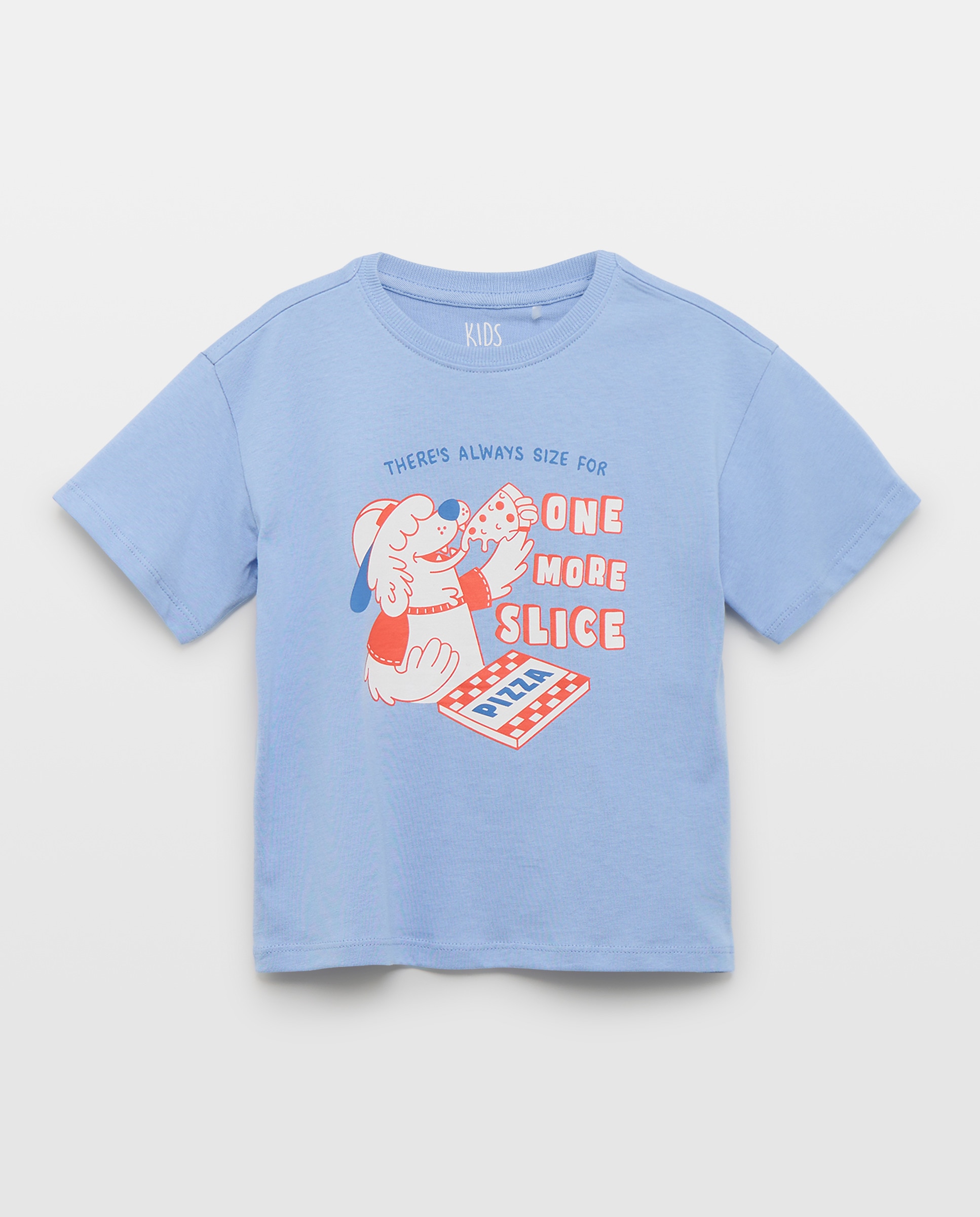 T-shirt de Manga Curta Básica com Fantasia Kids El Corte Inglés Azul-marinho-4