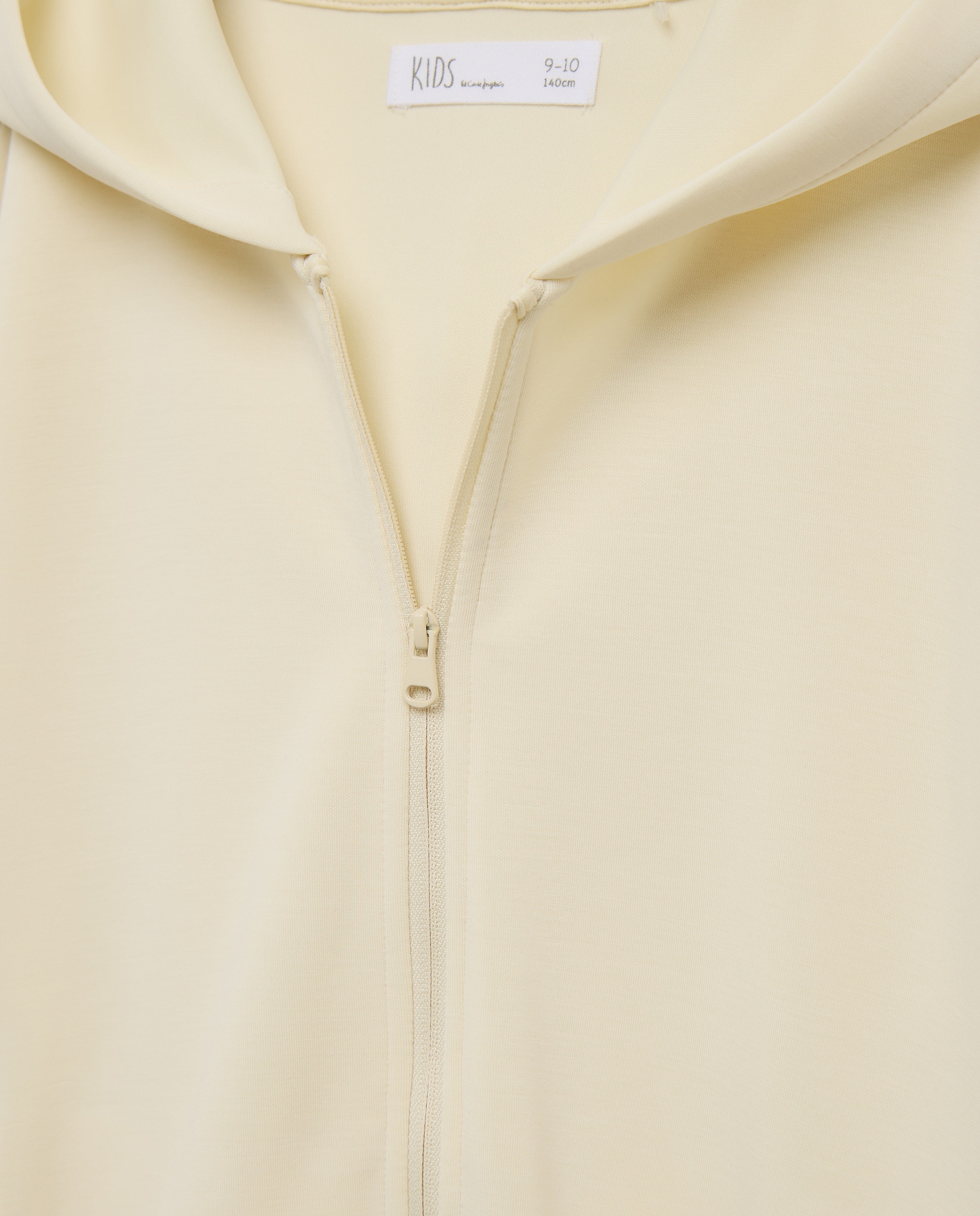 Sweatshirt Aberta com Capuz de Modal Kids El Corte Inglés 150 Baunilha-5