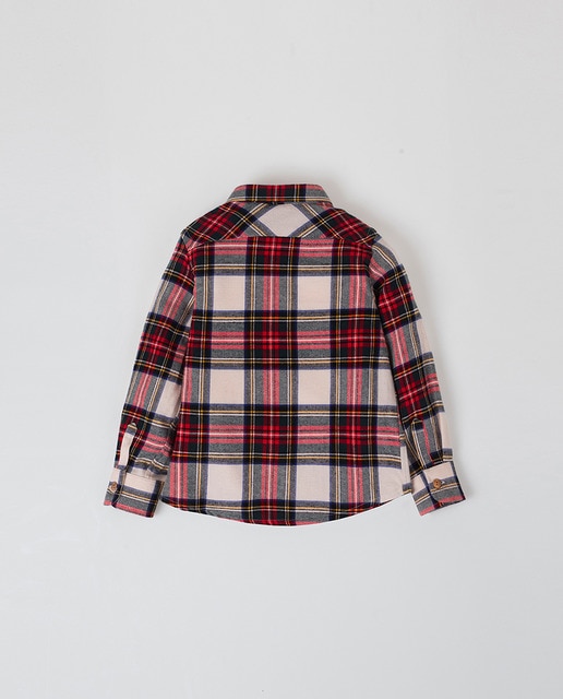 Imagen 0 de Camisa cuadro escoces rojo mul