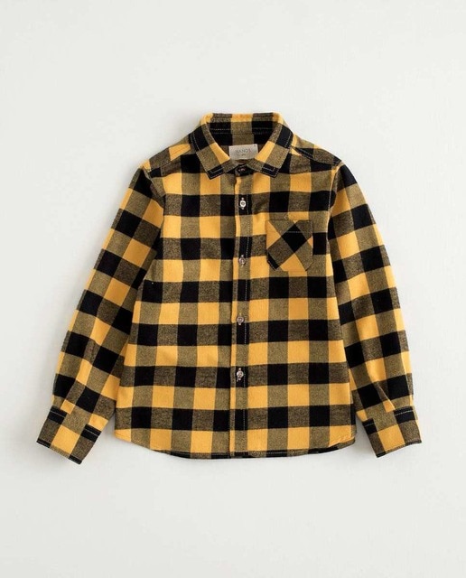 Imagen 0 de Camisa cuadros franela
