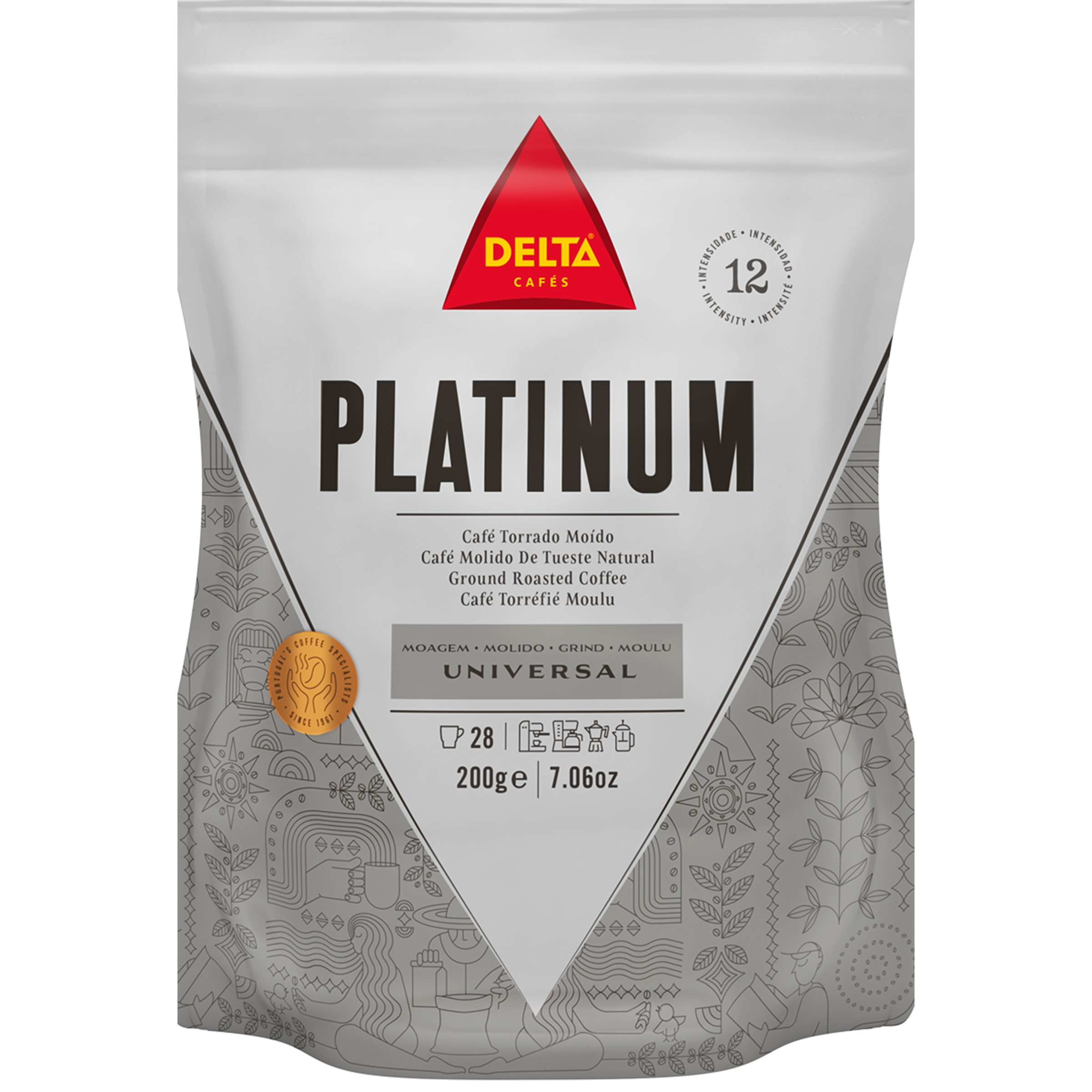 Café Moído Platinium embalagem 200 g