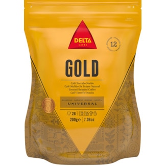 Café Gold Moído embalagem 200 g - Delta
