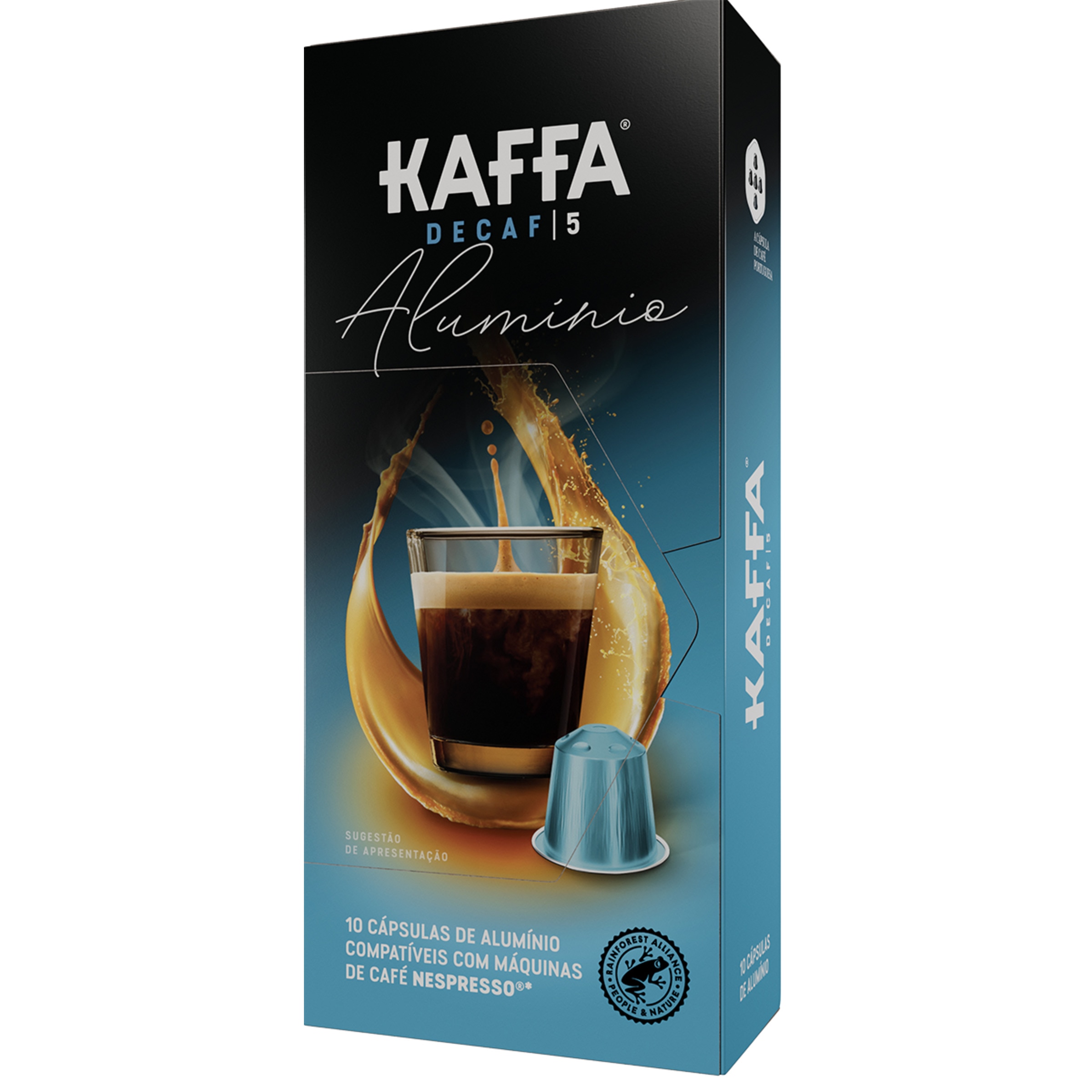 Café Descafeinado Intensidade 5 para Nespresso embalagem 10 cápsulas