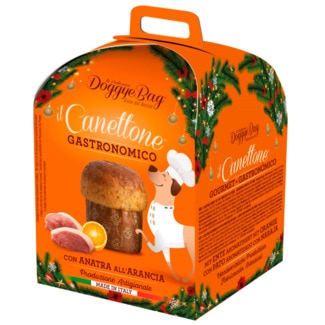 Canettone Pato e Laranja embalagem 130 g - Doggyebag