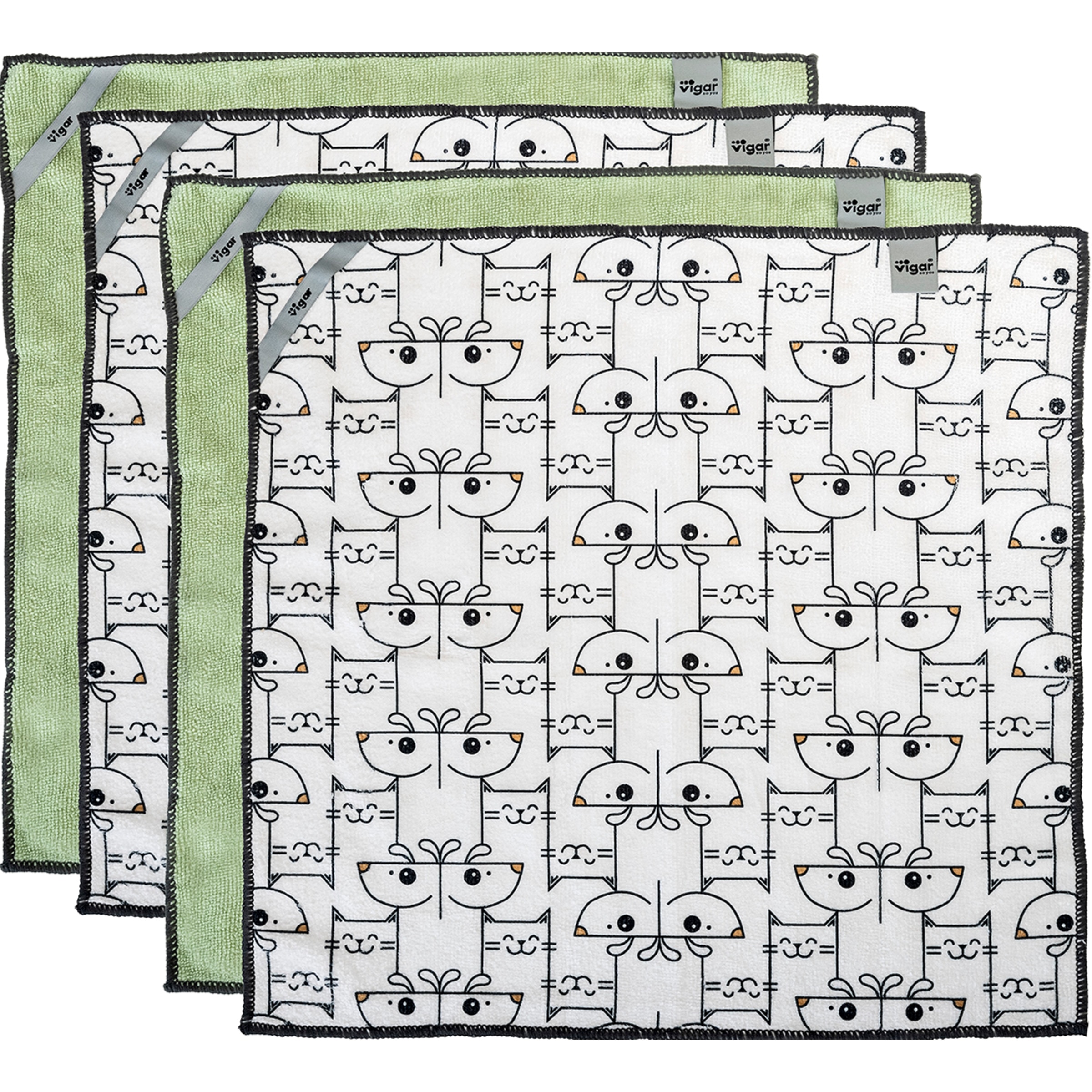 Panos Microfibras Pack 4 unidades embalagem