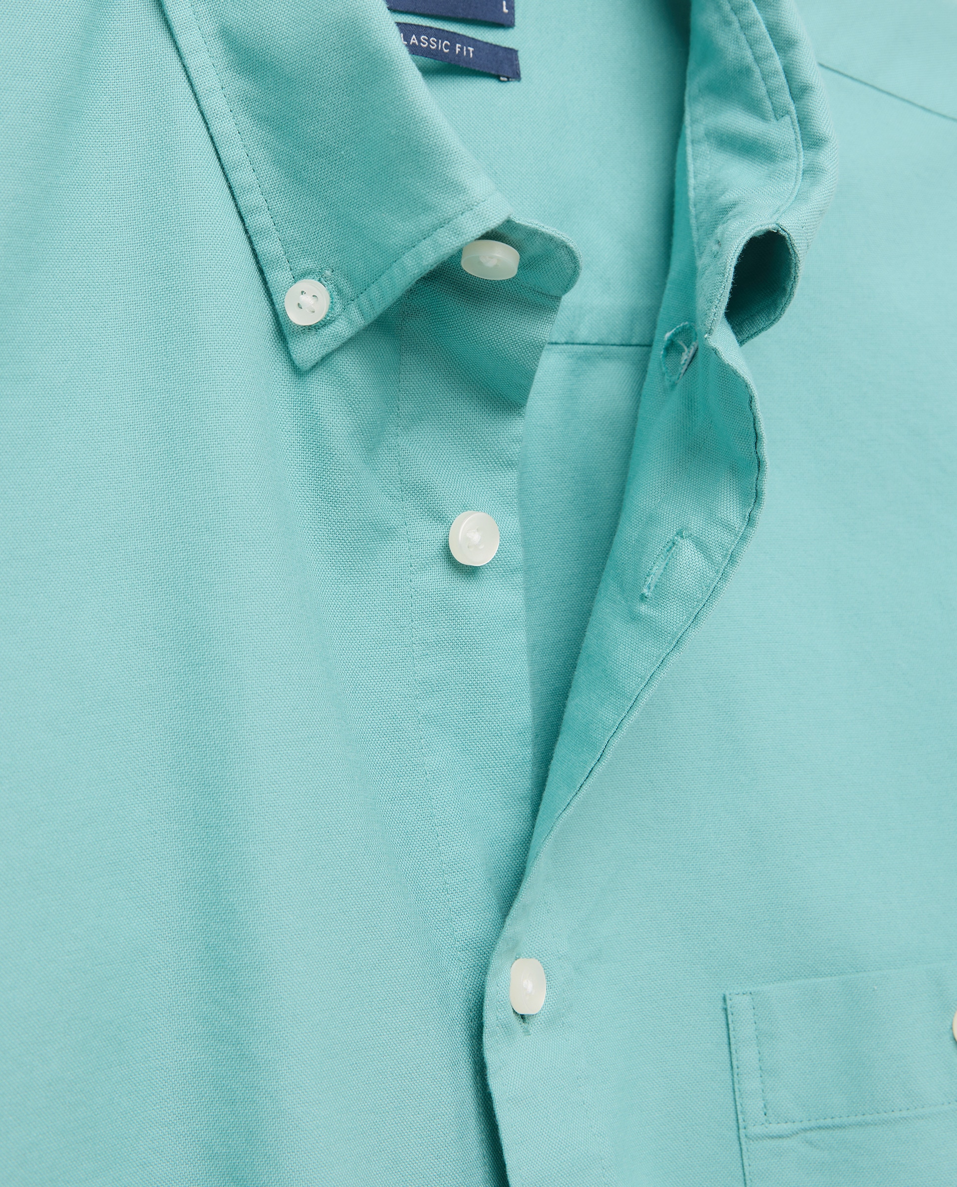 Camisa Casual Oxford Lisa Classic Fit Verde-6
