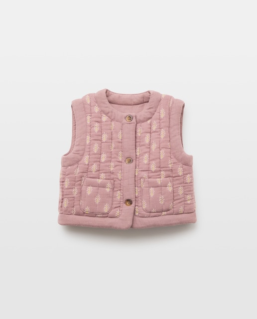 Imagen 0 de Chaleco acolchado bebé niña estampado