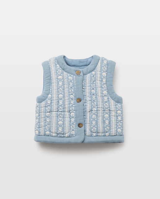 Imagen 0 de Chaleco acolchado bebé niña estampado