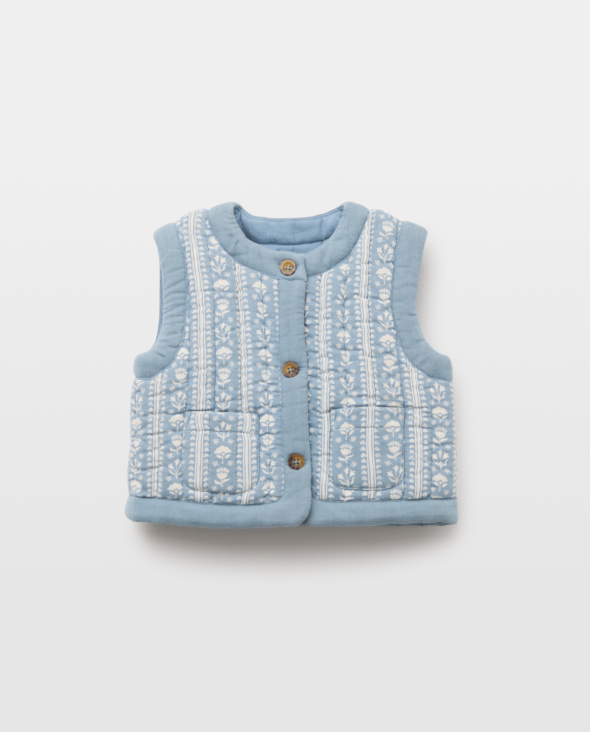 Imagen 0 de Chaleco acolchado bebé niña estampado