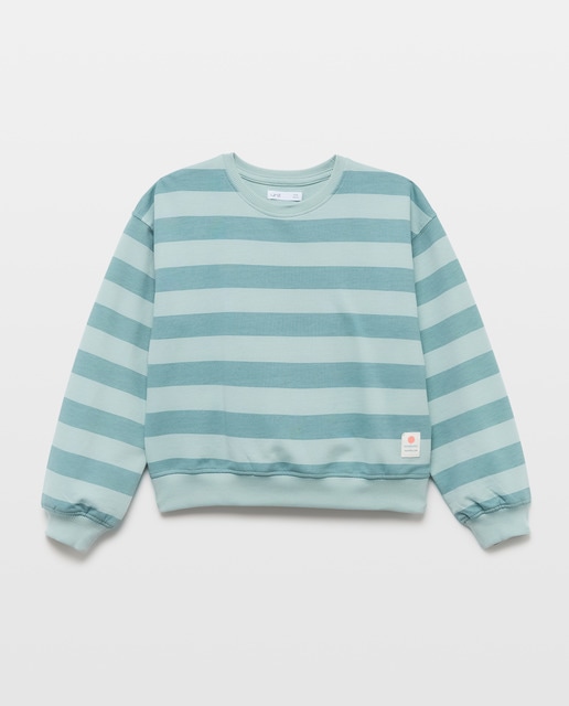 Imagen 0 de Sudadera niña rayas