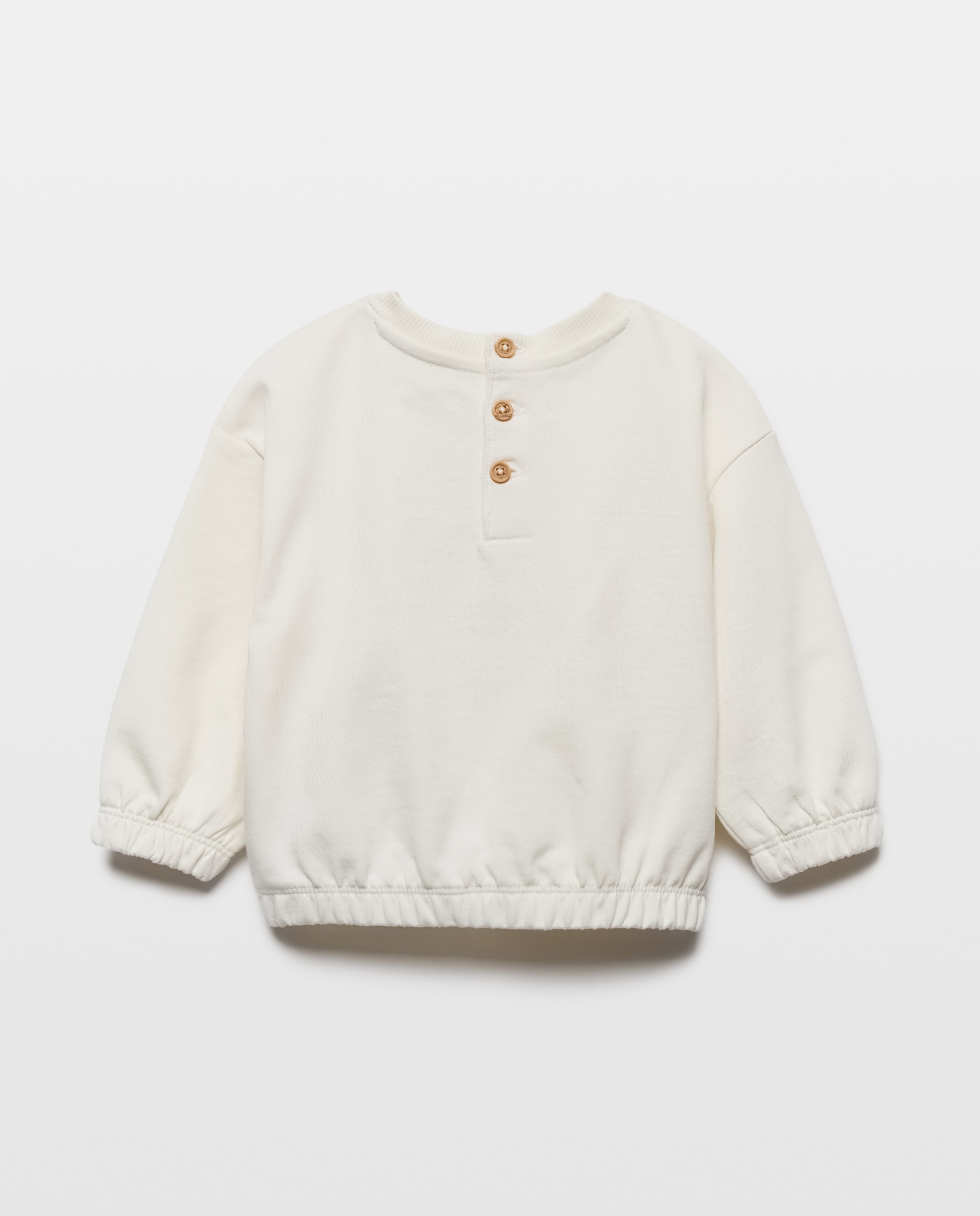 Sudadera bebé niña 120 Crudo-2