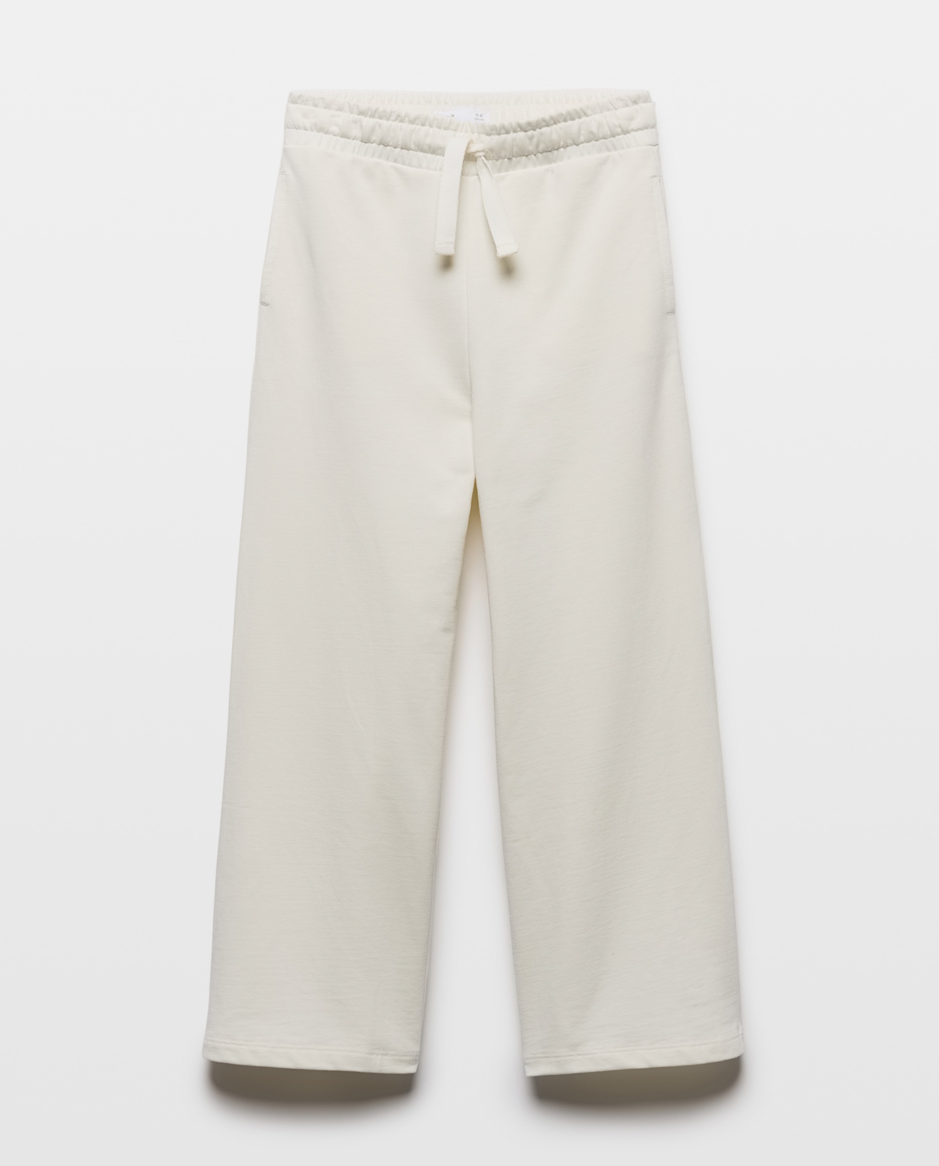 Pantalón felpa niña culot 120 Crudo-1