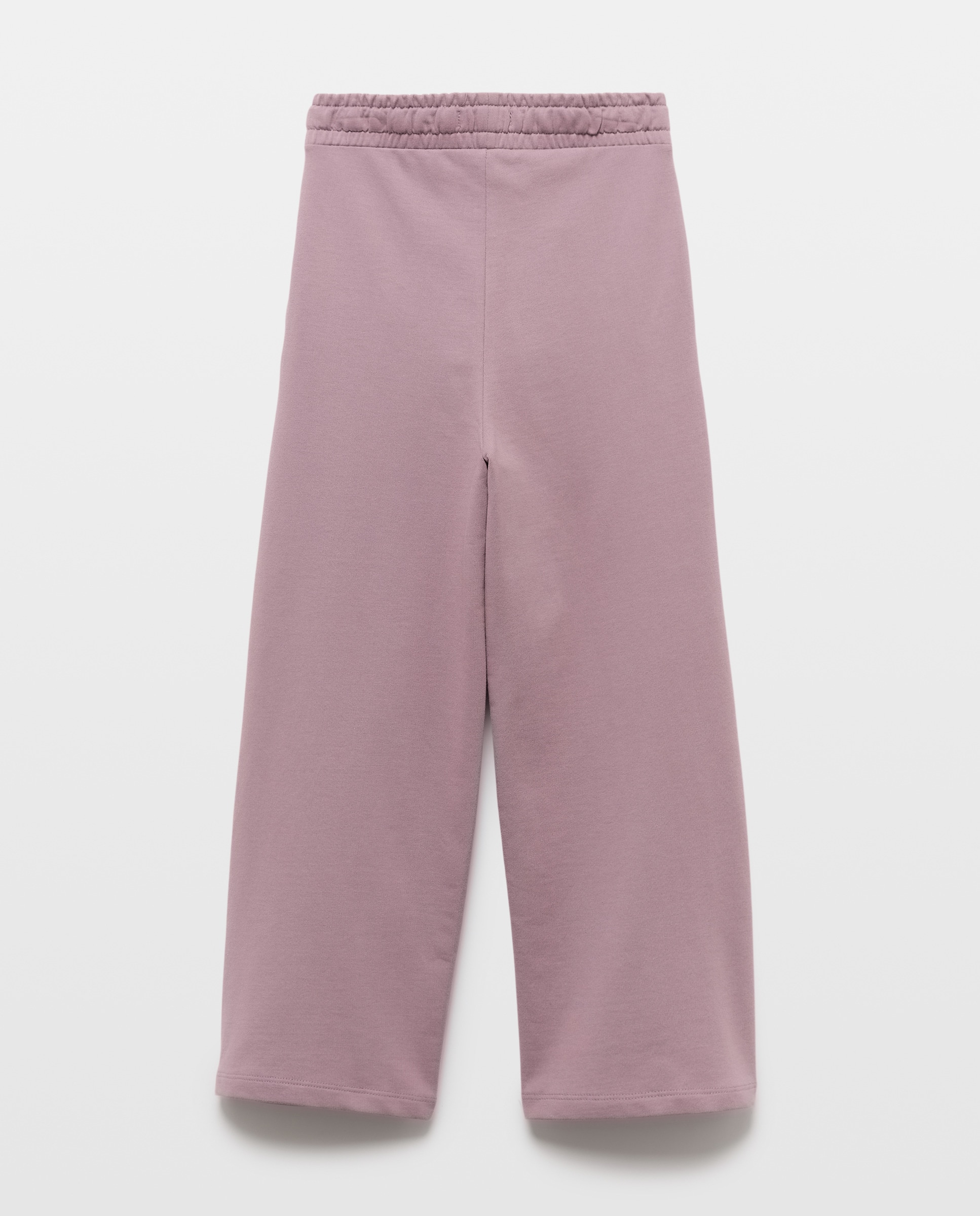 Pantalón felpa niña culot 282 Malva-2