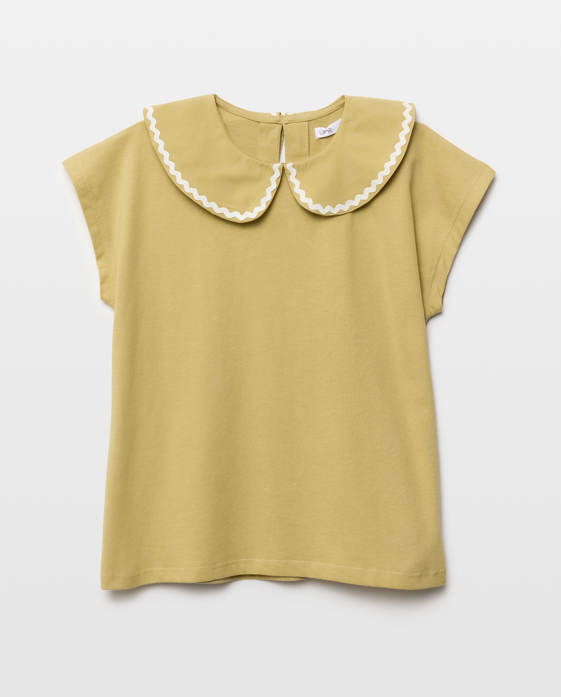 Imagen 0 de Camiseta niña con cuello con picueta