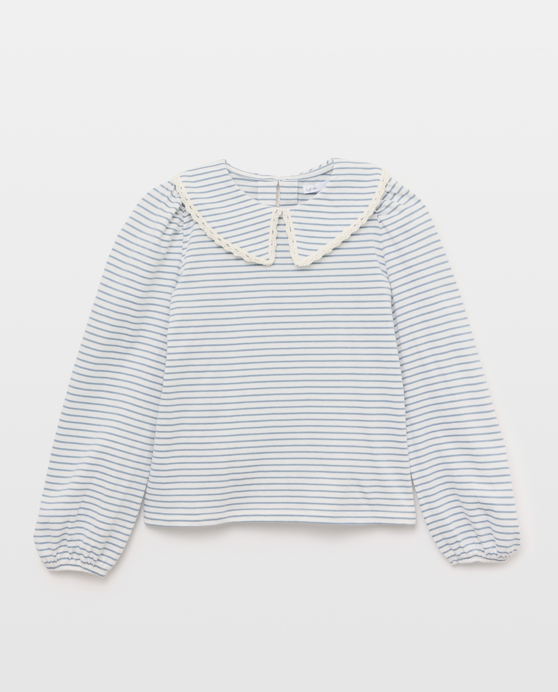 Imagen 0 de Camiseta niña manga larga con cuello volante