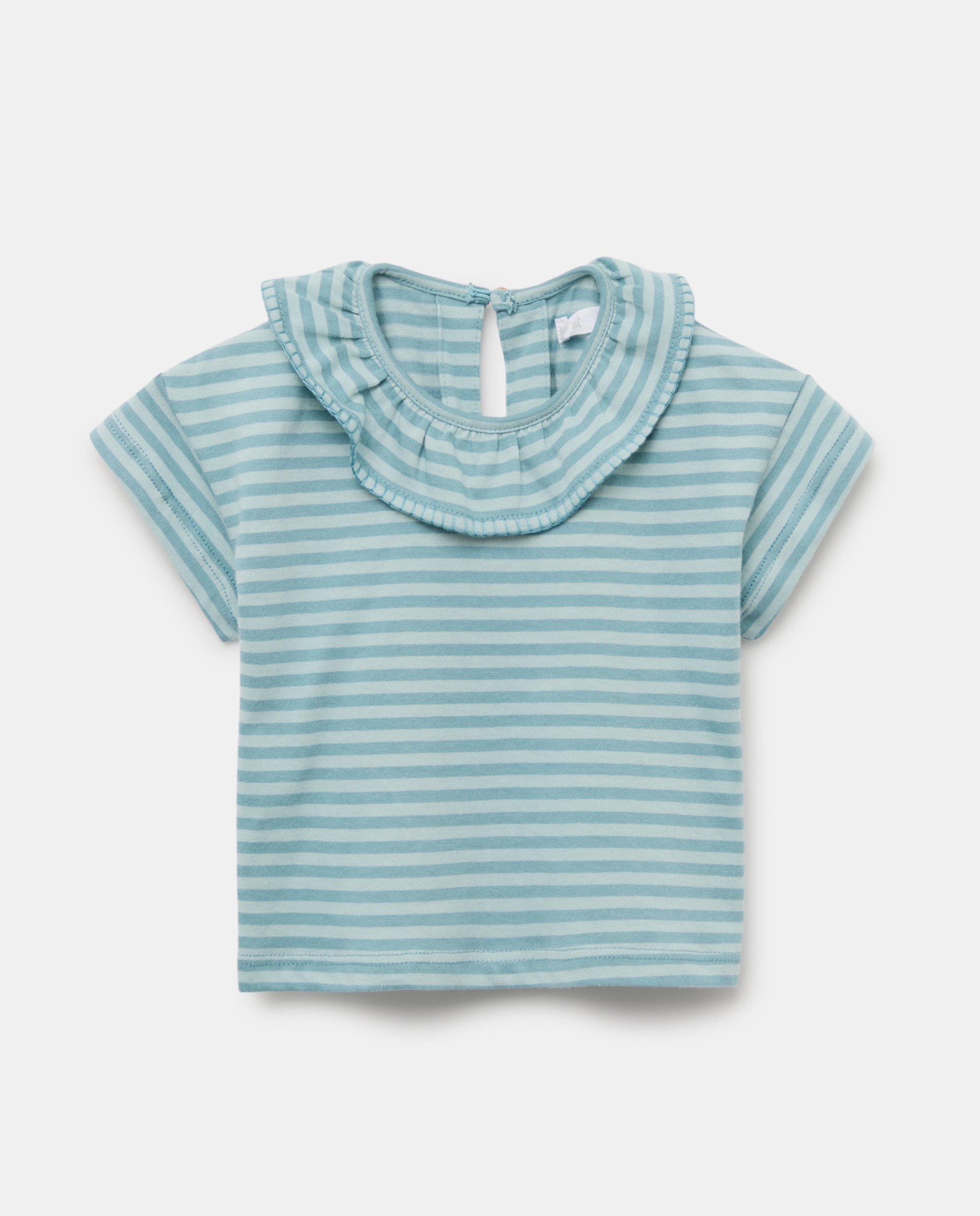 Imagen 0 de Camiseta bebé con cuello con pespunte