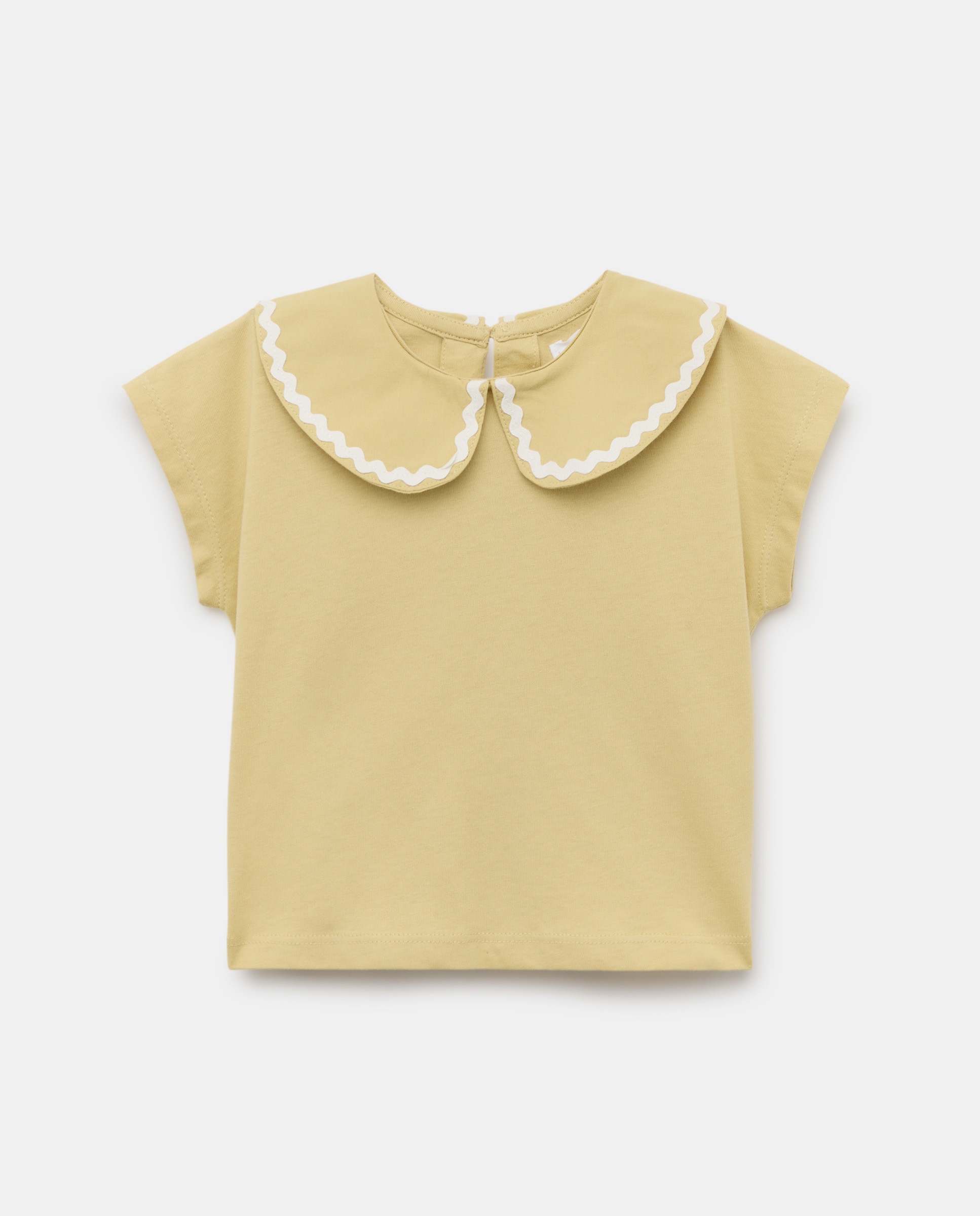 Imagen 0 de Camiseta bebé con cuello con picueta