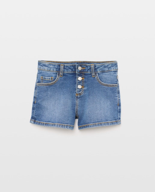 Imagen 0 de Short niña vaquero con botones