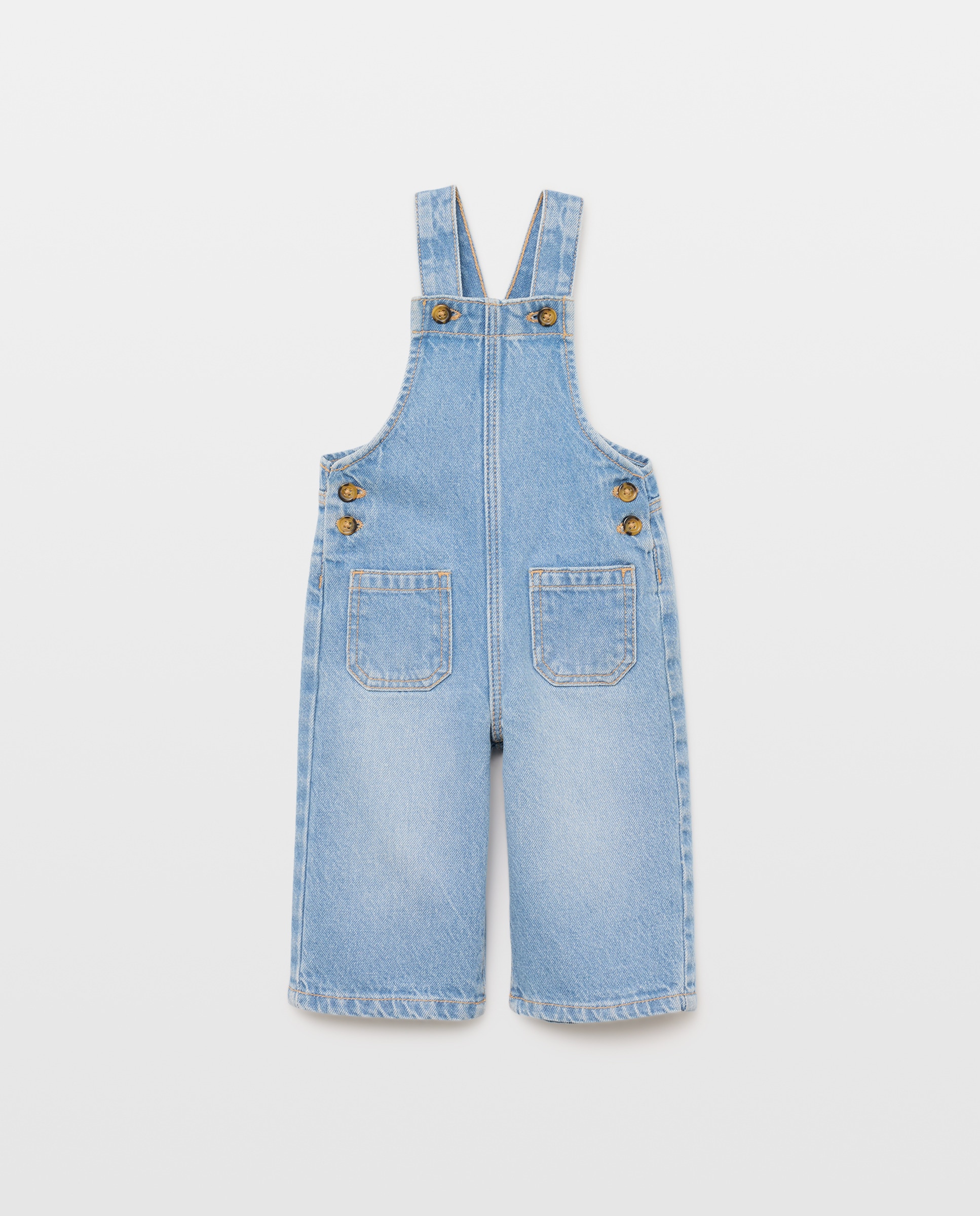 Imagen 0 de Peto bebé niña denim largo