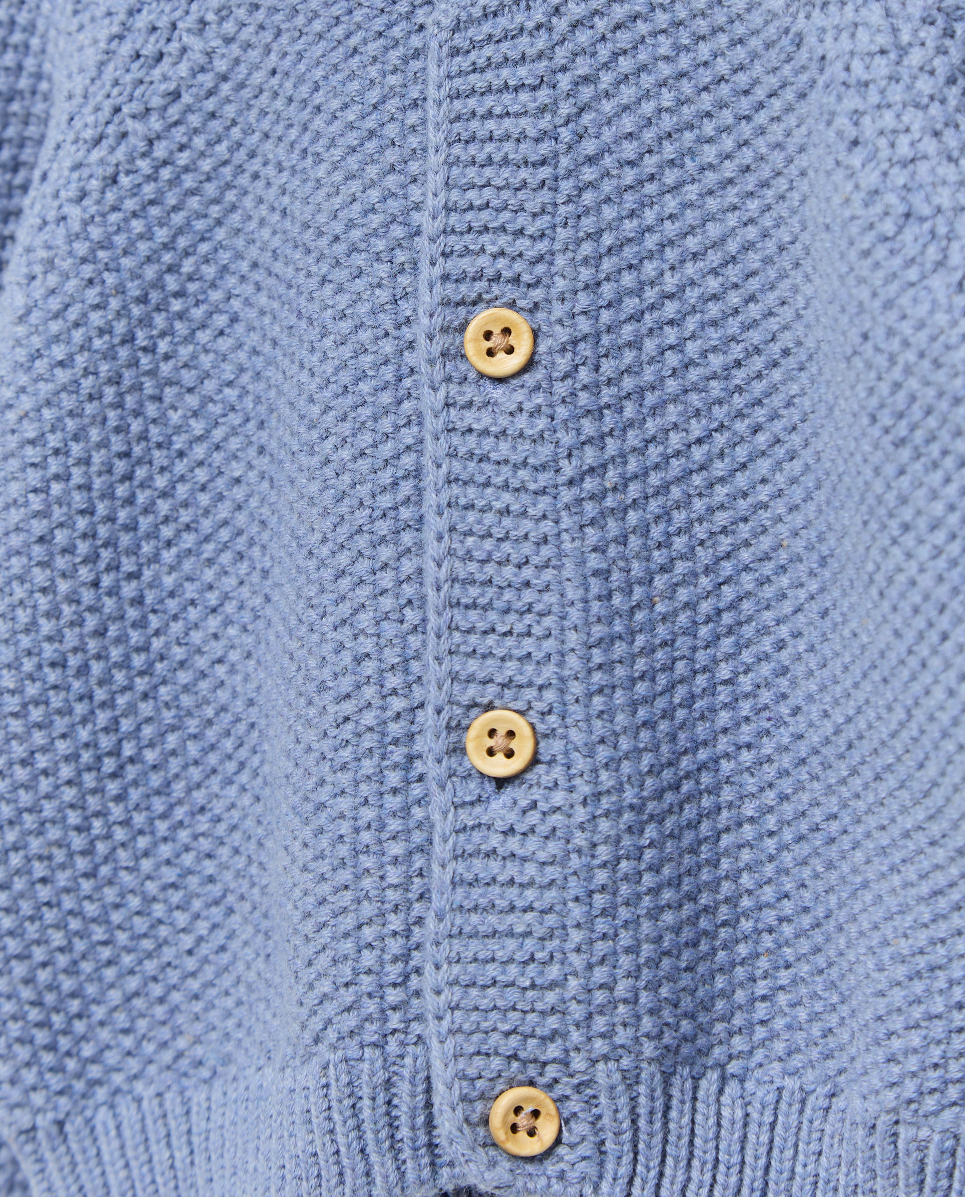 Chaqueta de recién nacido punto de arroz 400 Azul-3