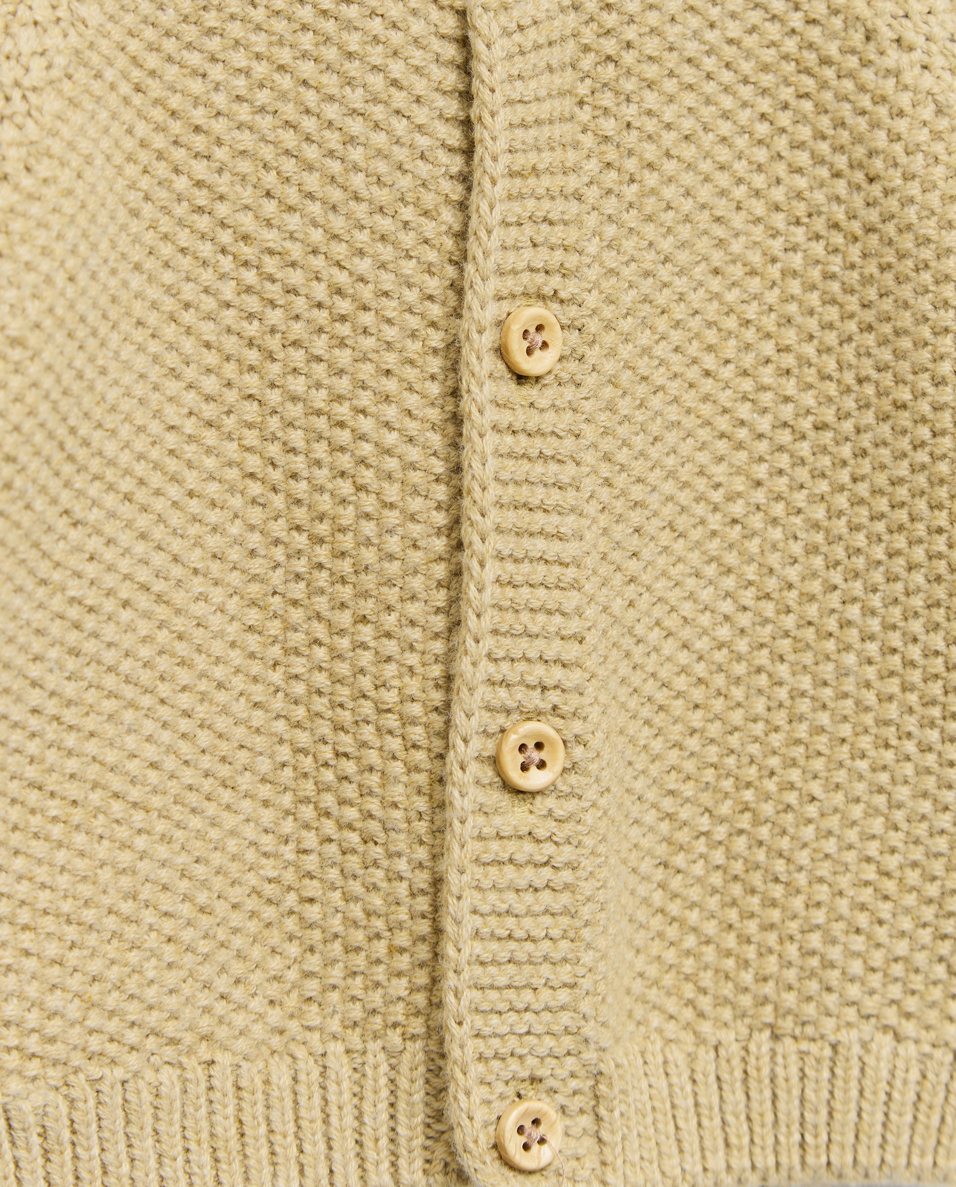 Chaqueta de recién nacido punto de arroz 560 Oliva-3