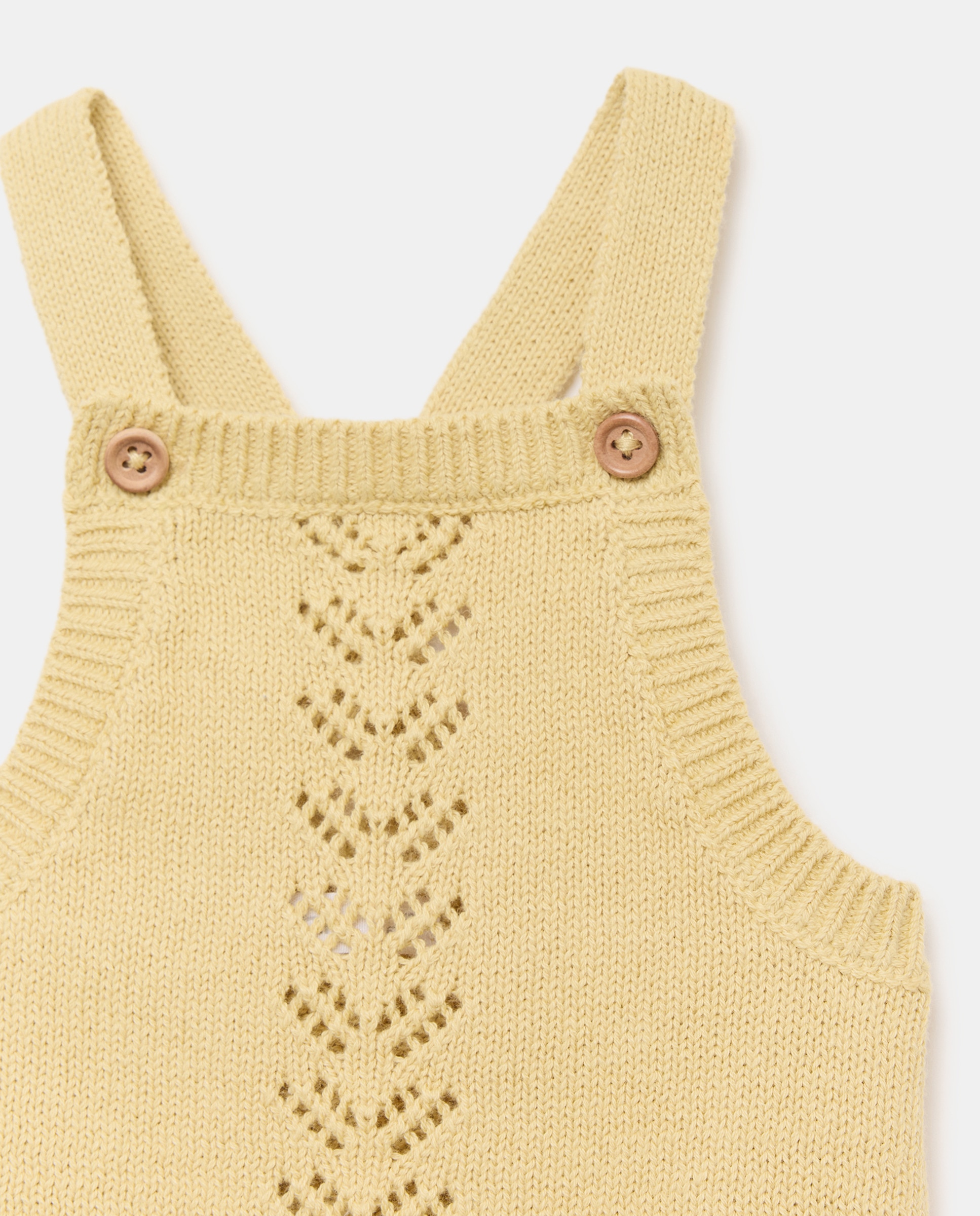 Pelele de recién nacido tricot ochos 560 Oliva-3