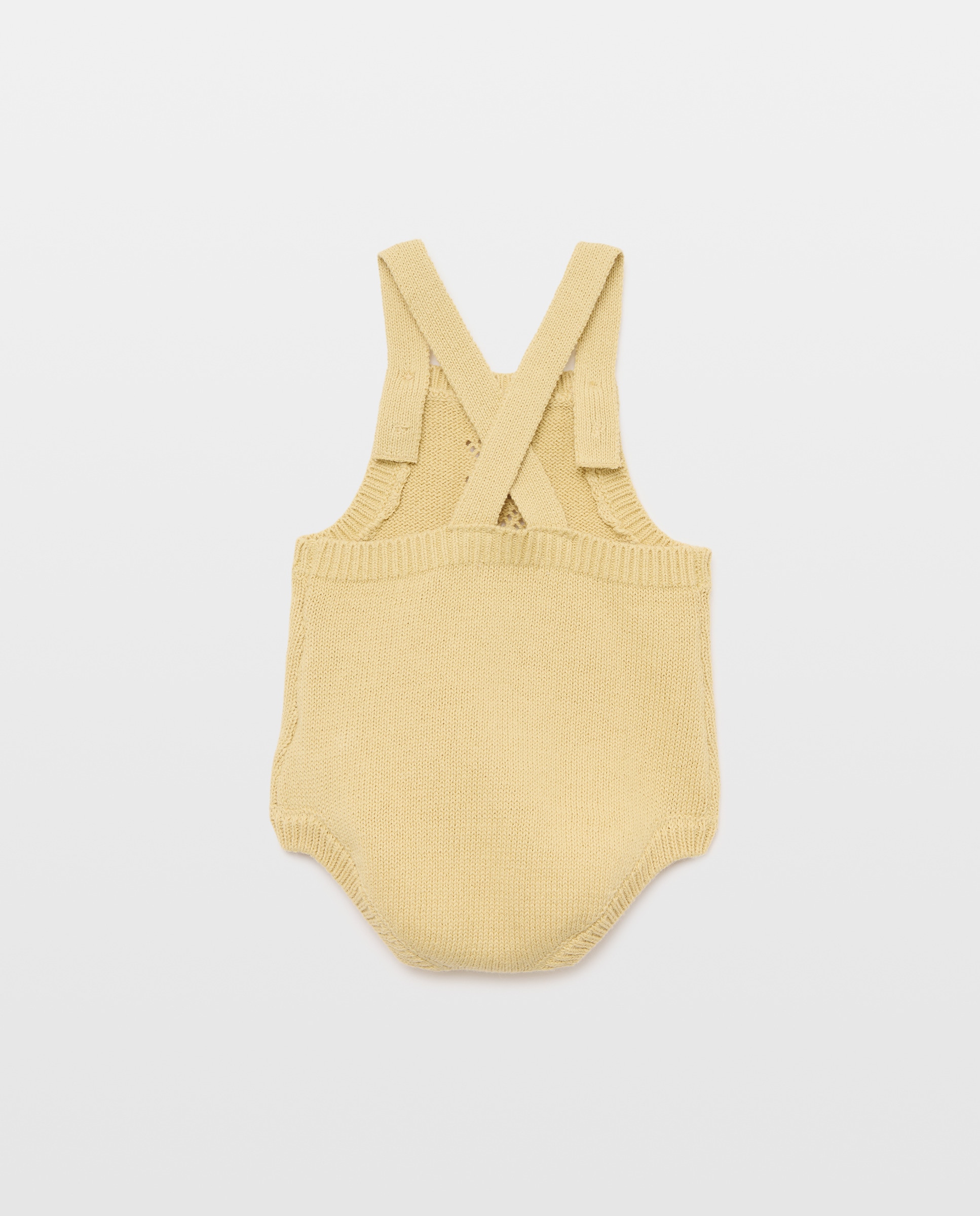 Pelele de recién nacido tricot ochos 560 Oliva-2