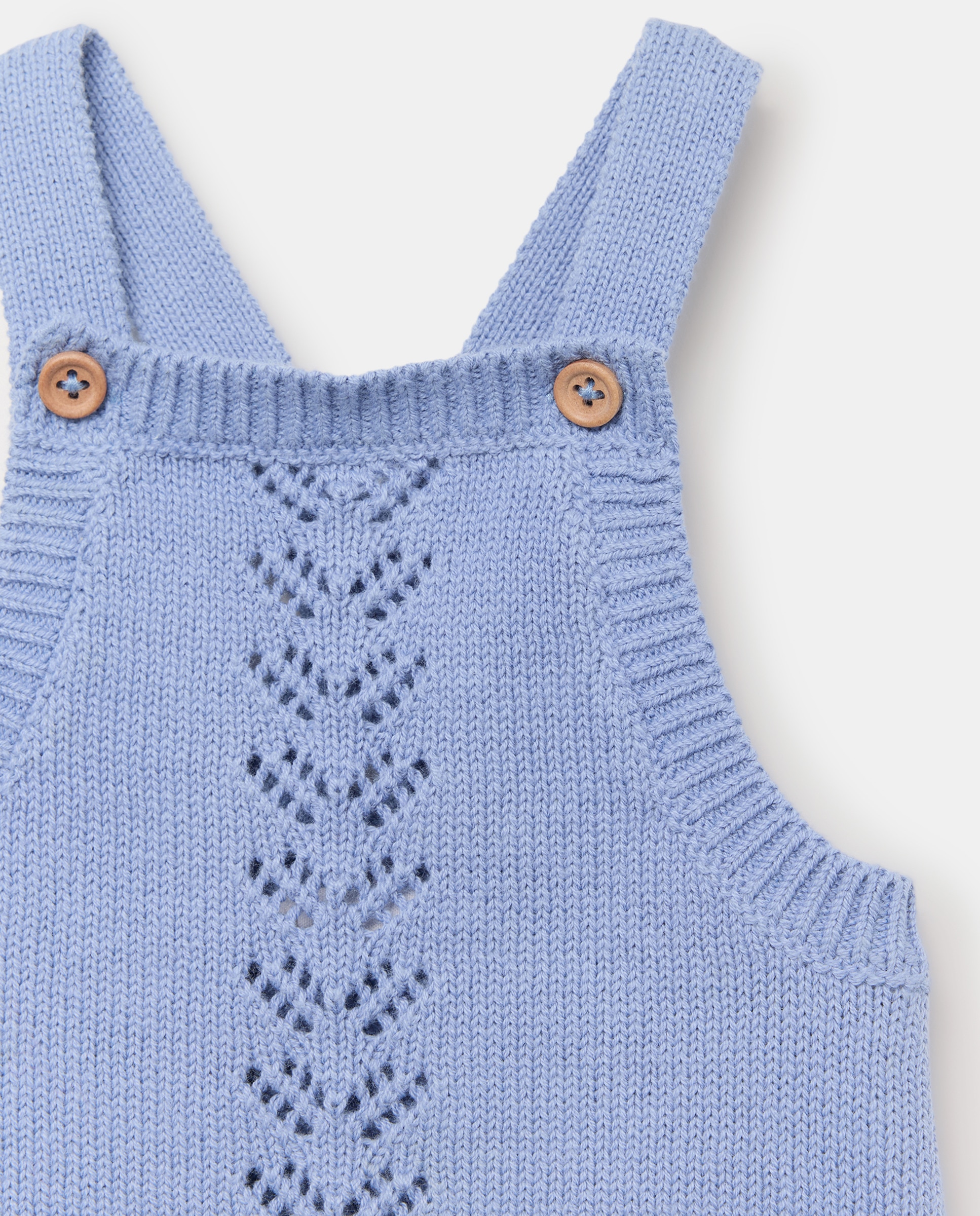 Pelele de recién nacido tricot ochos 400 Azul-3