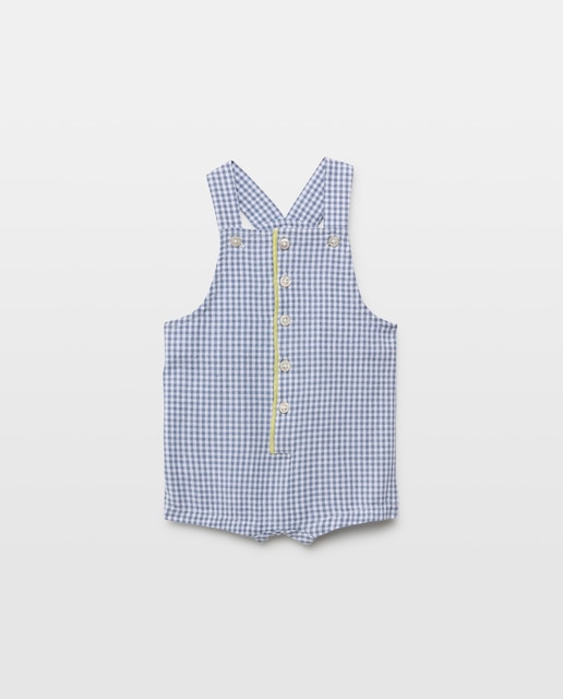 Imagen 0 de Ranita de recién nacido vichy tirantes