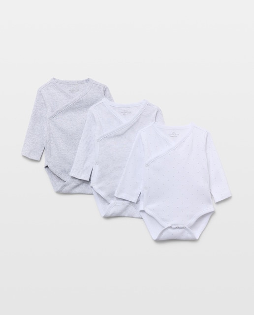 Imagem 0 de Pack de 3 Bodies de Bebé com Fantasia e Manga Comprida