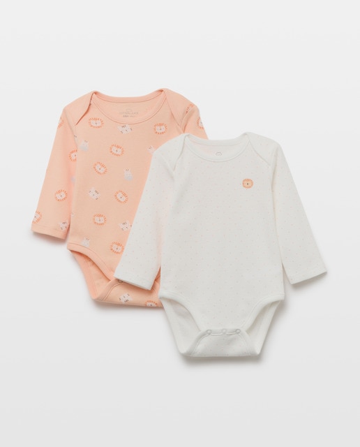 Imagem 0 de Pack de 2 Bodies de Bebé com Manga Comprida e Fantasia