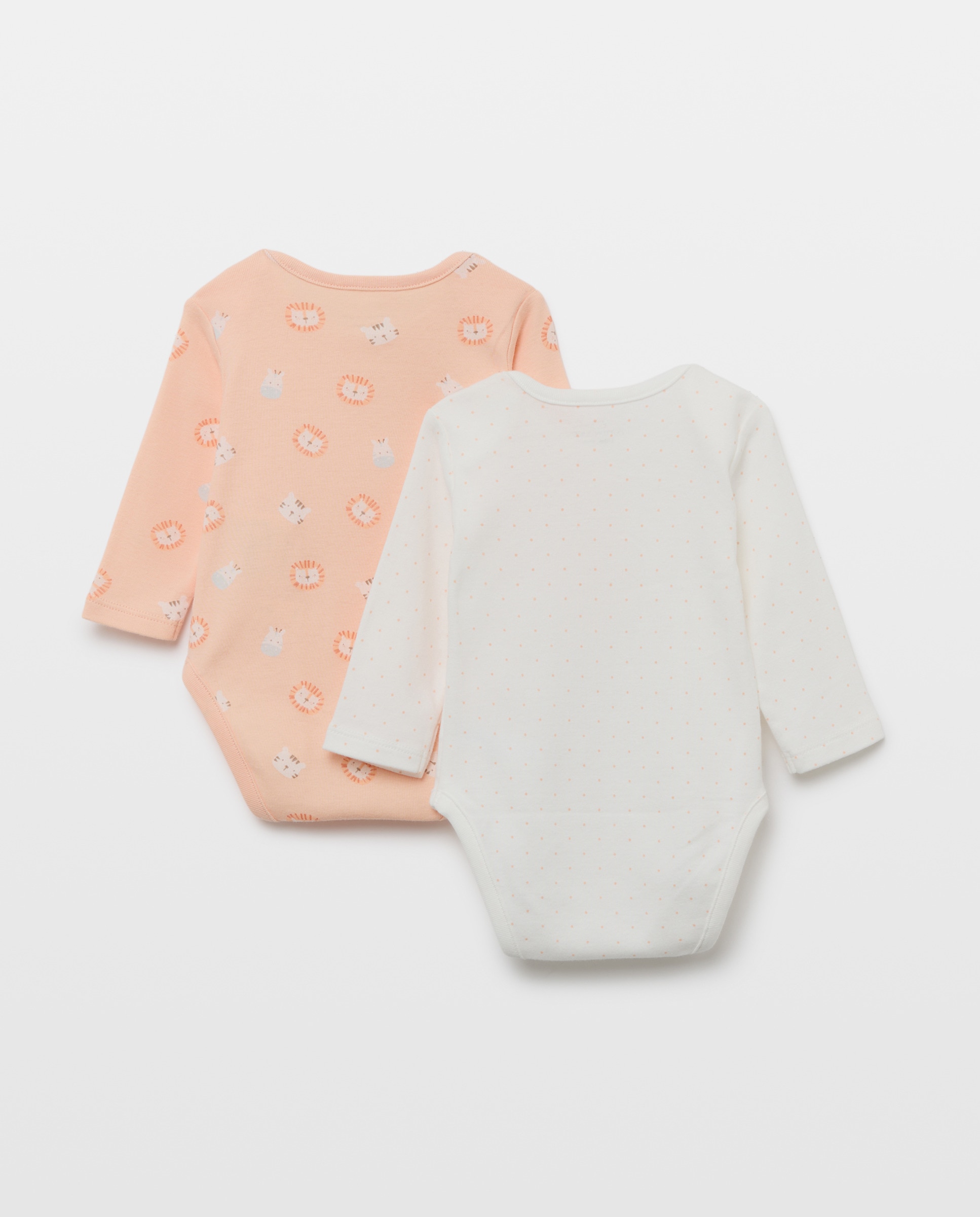 Pack de 2 Bodies de Bebé com Manga Comprida e Fantasia Multicolor-2