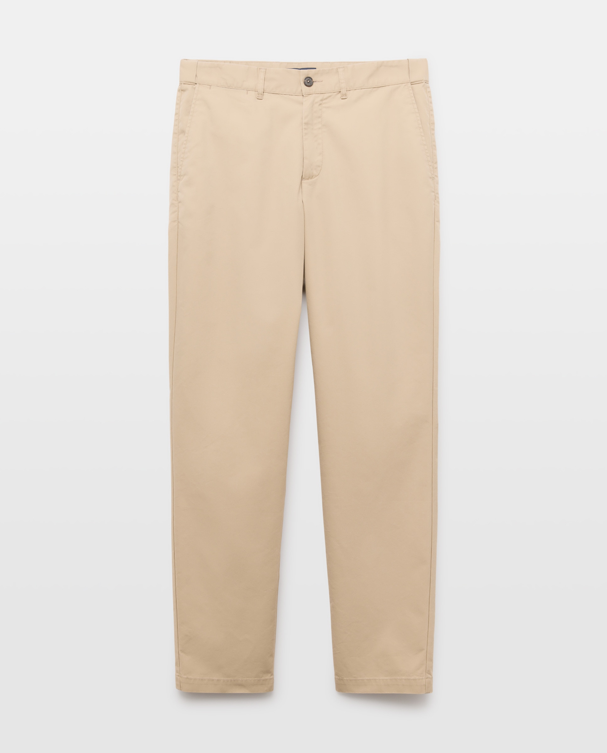 Calças Desportivas Regular com Cós Extensível Castanho-claro-4