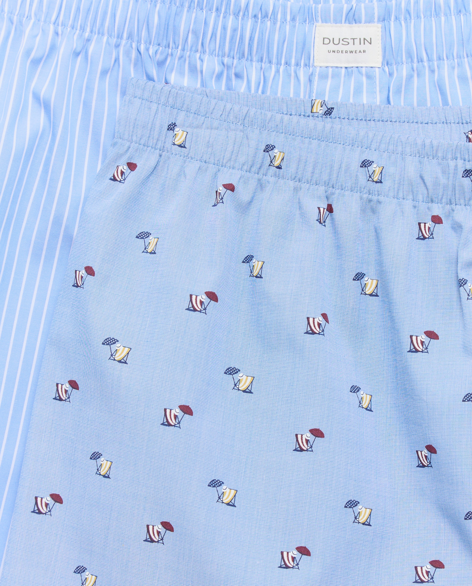 Pack de 2 Boxers em Tecido Azul-3